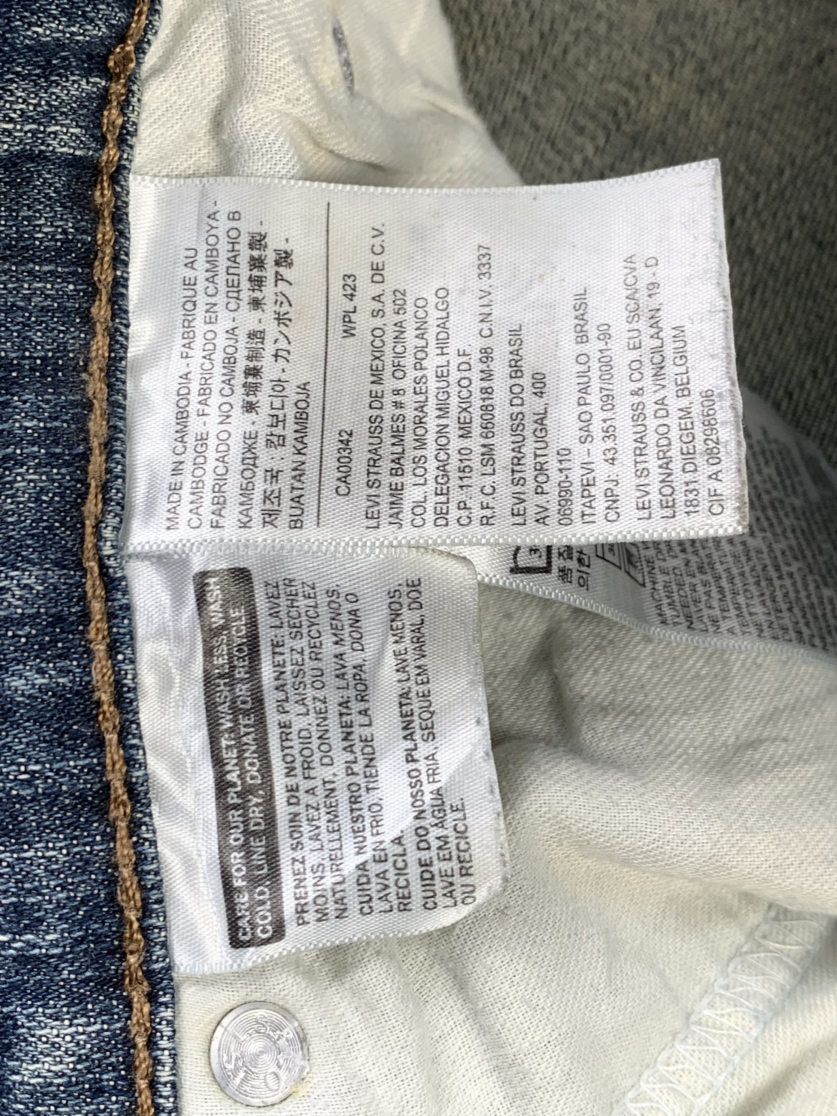 Levi's Vintage Levis 559 Faded Blue Jeans DP2174 Size US 32 / EU 48 - 4 Thumbnail