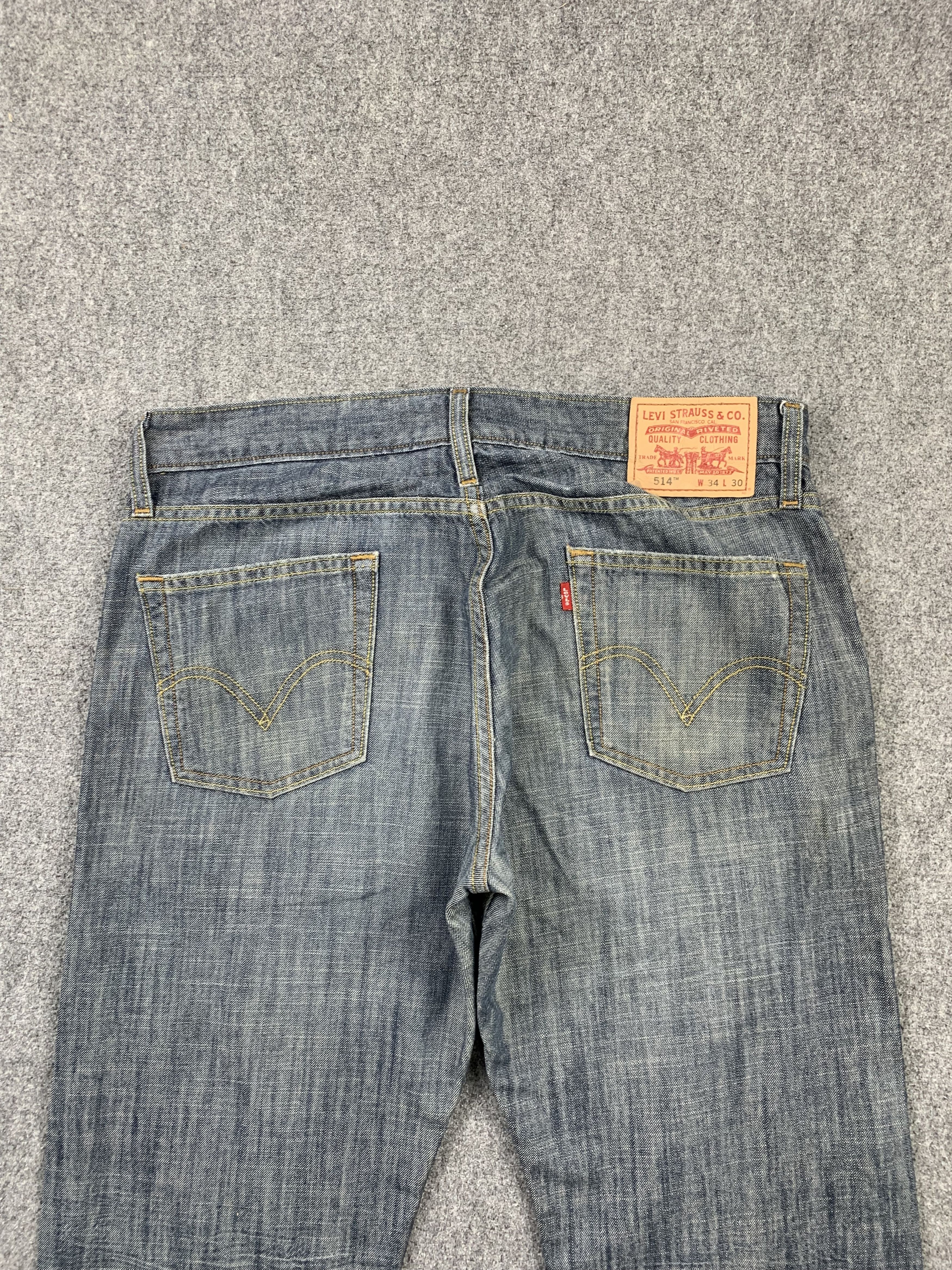 Levi's Vintage Levis 514 Faded Blue Jeans DP2175 Size US 34 / EU 50 - 3 Thumbnail