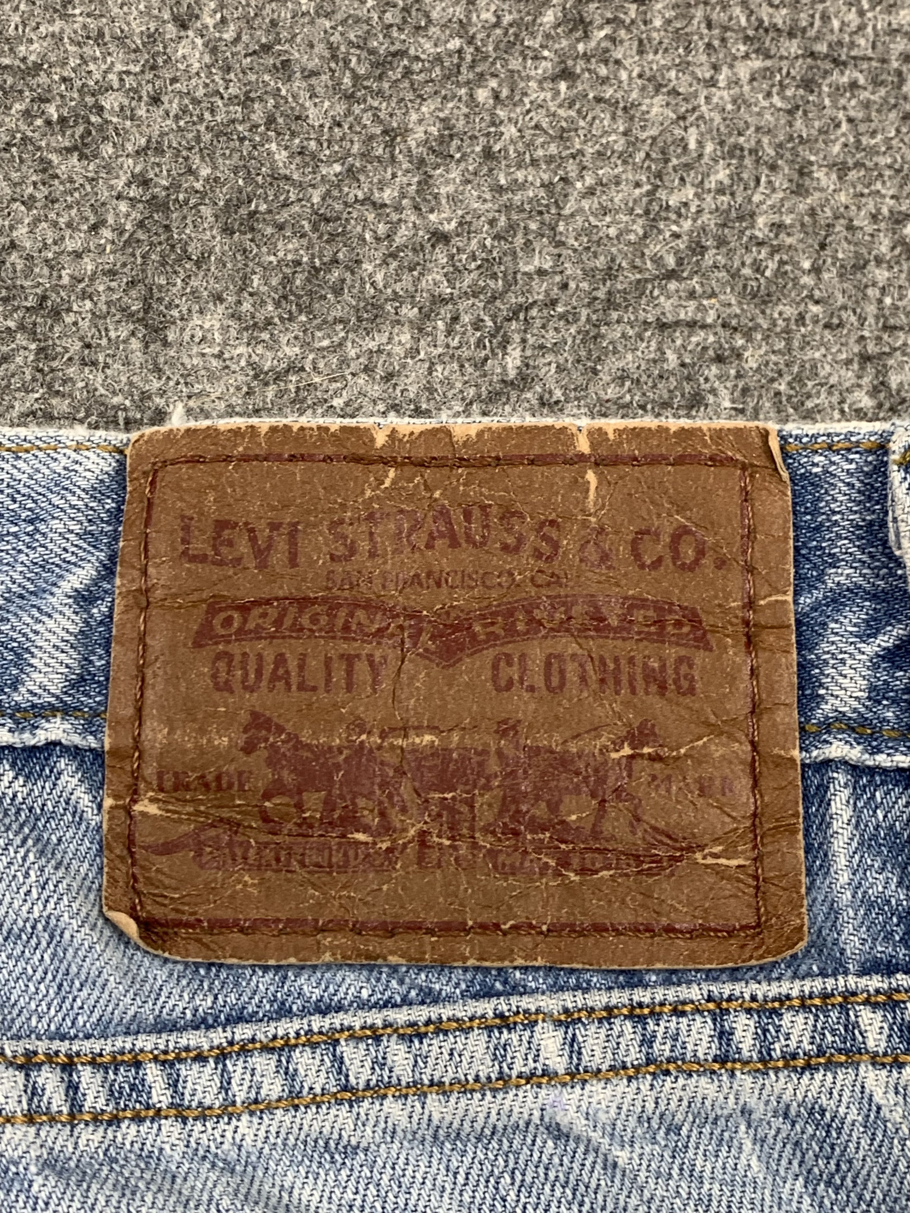 Levi's Vintage Levis 514 Light Wash Jeans DP2176 Size US 37 - 5 Thumbnail