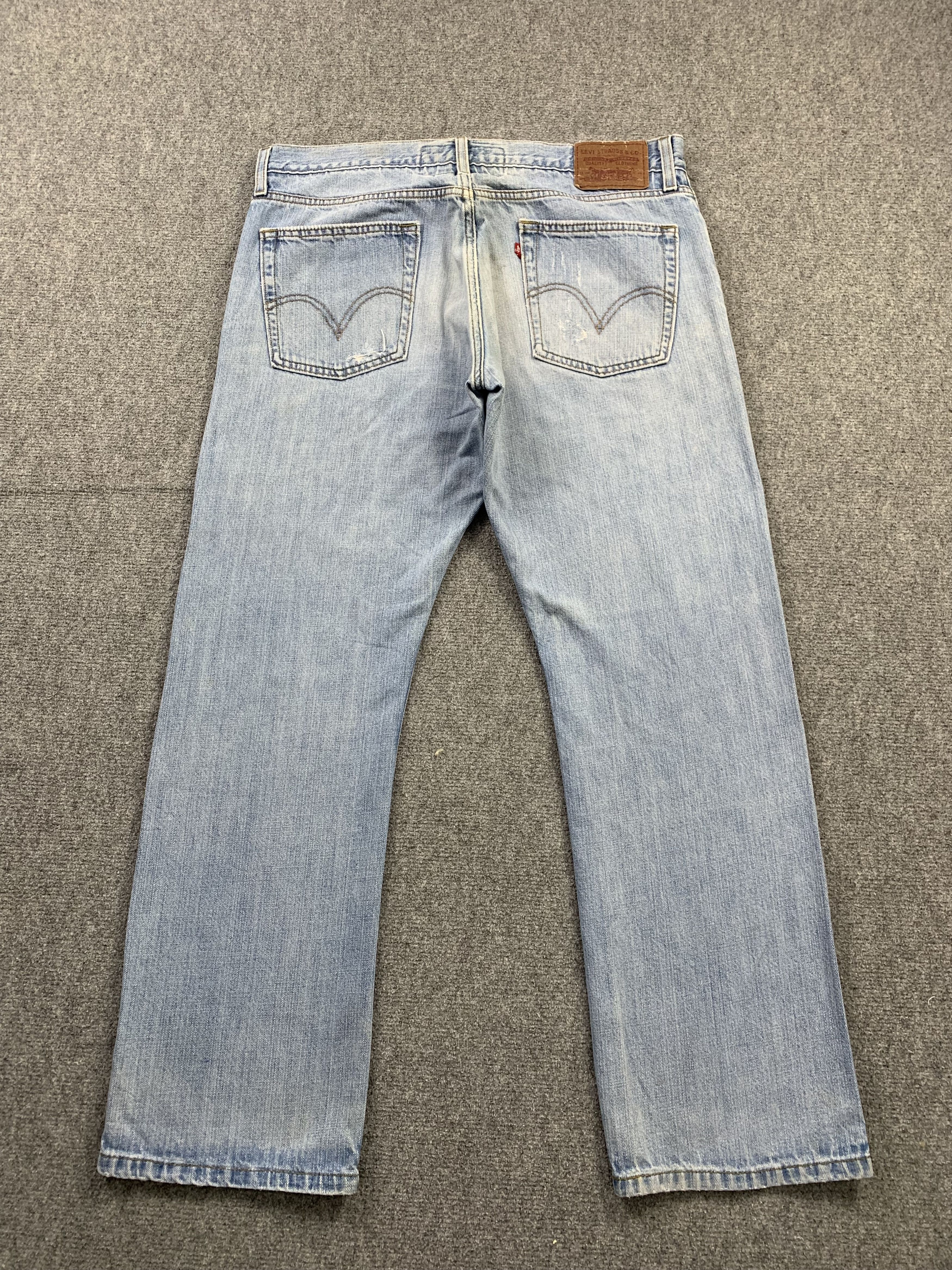 Levi's Vintage Levis 514 Light Wash Jeans DP2176 Size US 37 - 3 Thumbnail