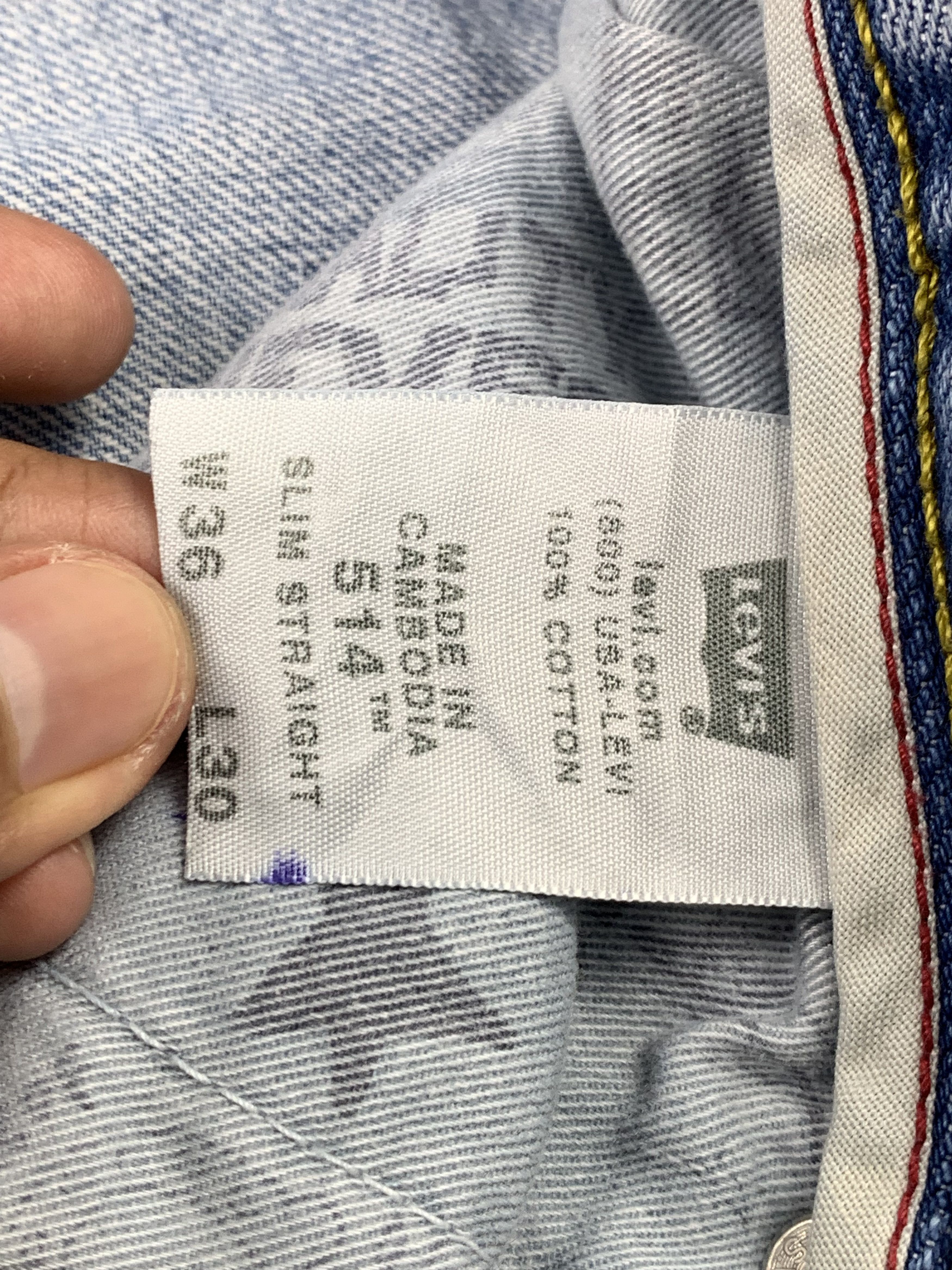 Levi's Vintage Levis 514 Light Wash Jeans DP2176 Size US 37 - 8 Thumbnail