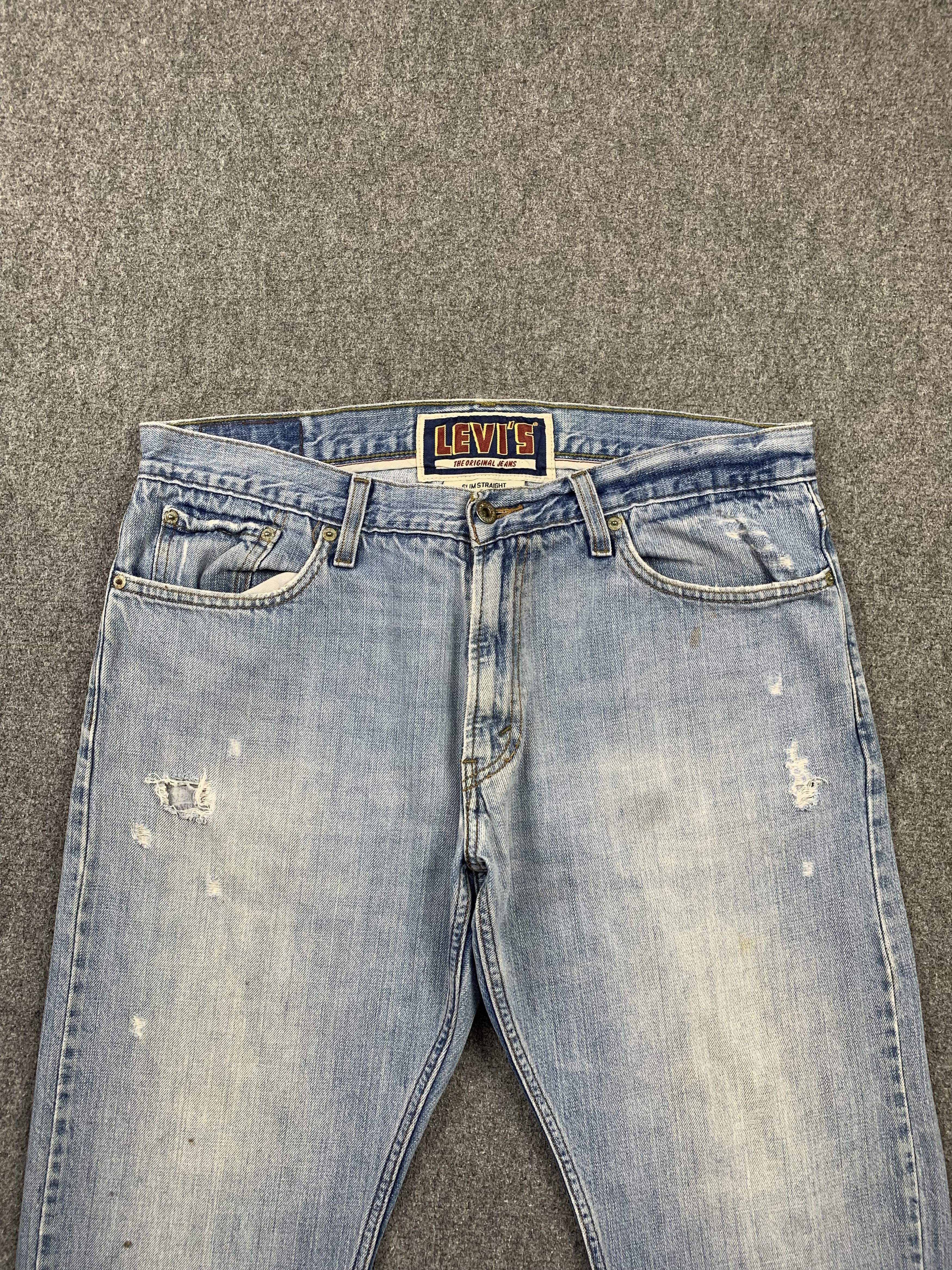 Levi's Vintage Levis 514 Light Wash Jeans DP2176 Size US 37 - 2 Thumbnail