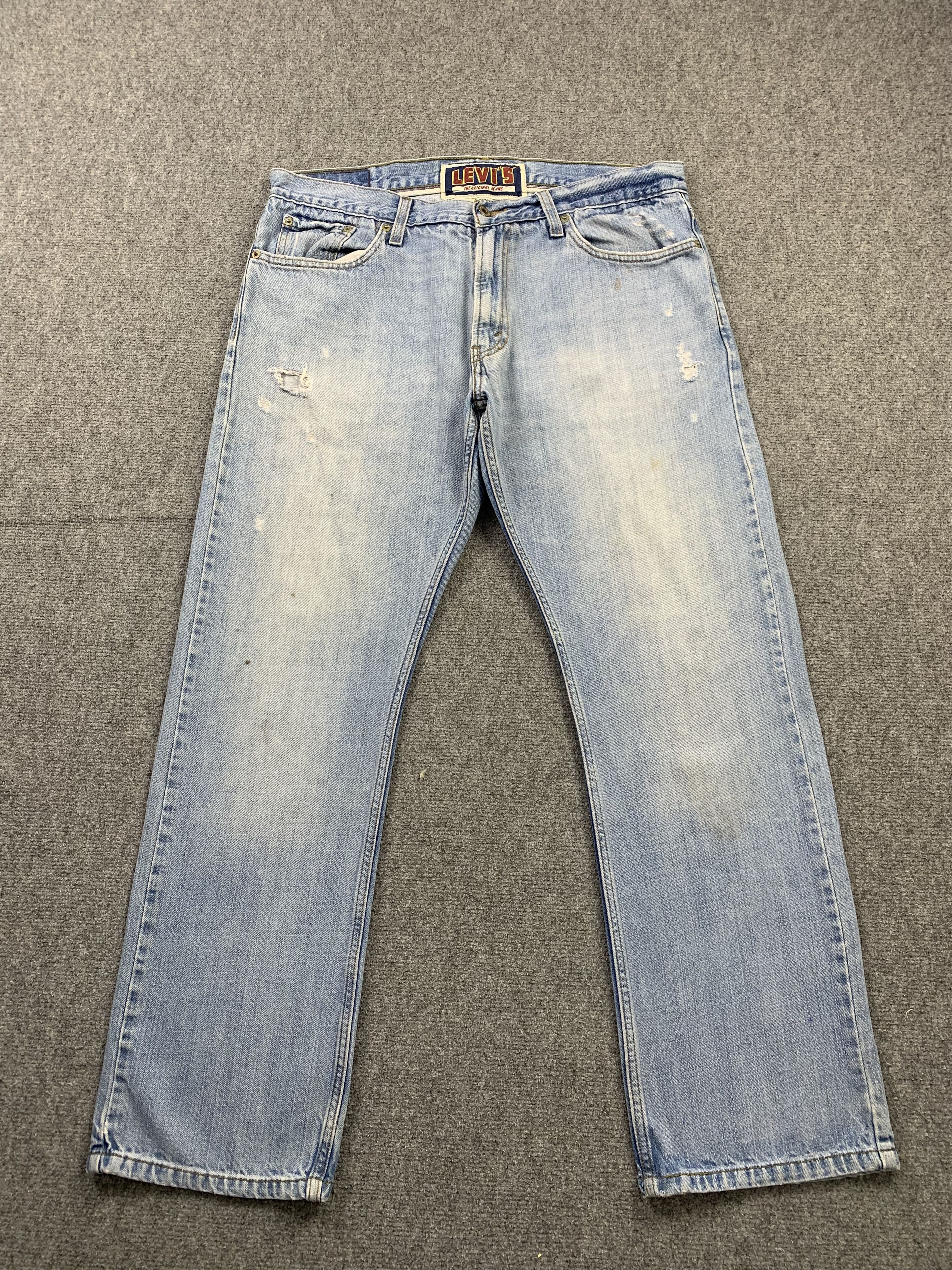 Levi's Vintage Levis 514 Light Wash Jeans DP2176 Size US 37 - 1 Thumbnail