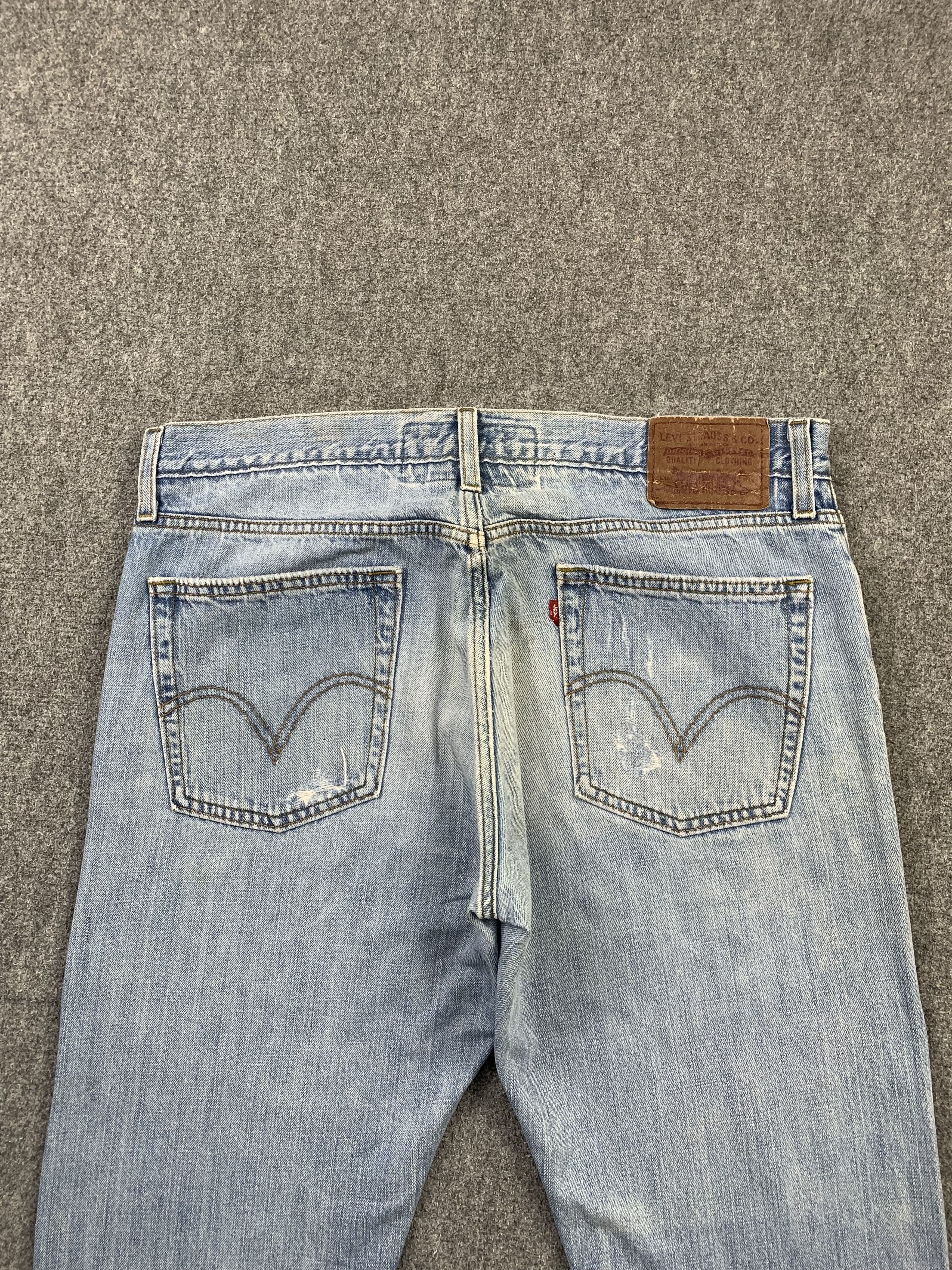 Levi's Vintage Levis 514 Light Wash Jeans DP2176 Size US 37 - 4 Thumbnail