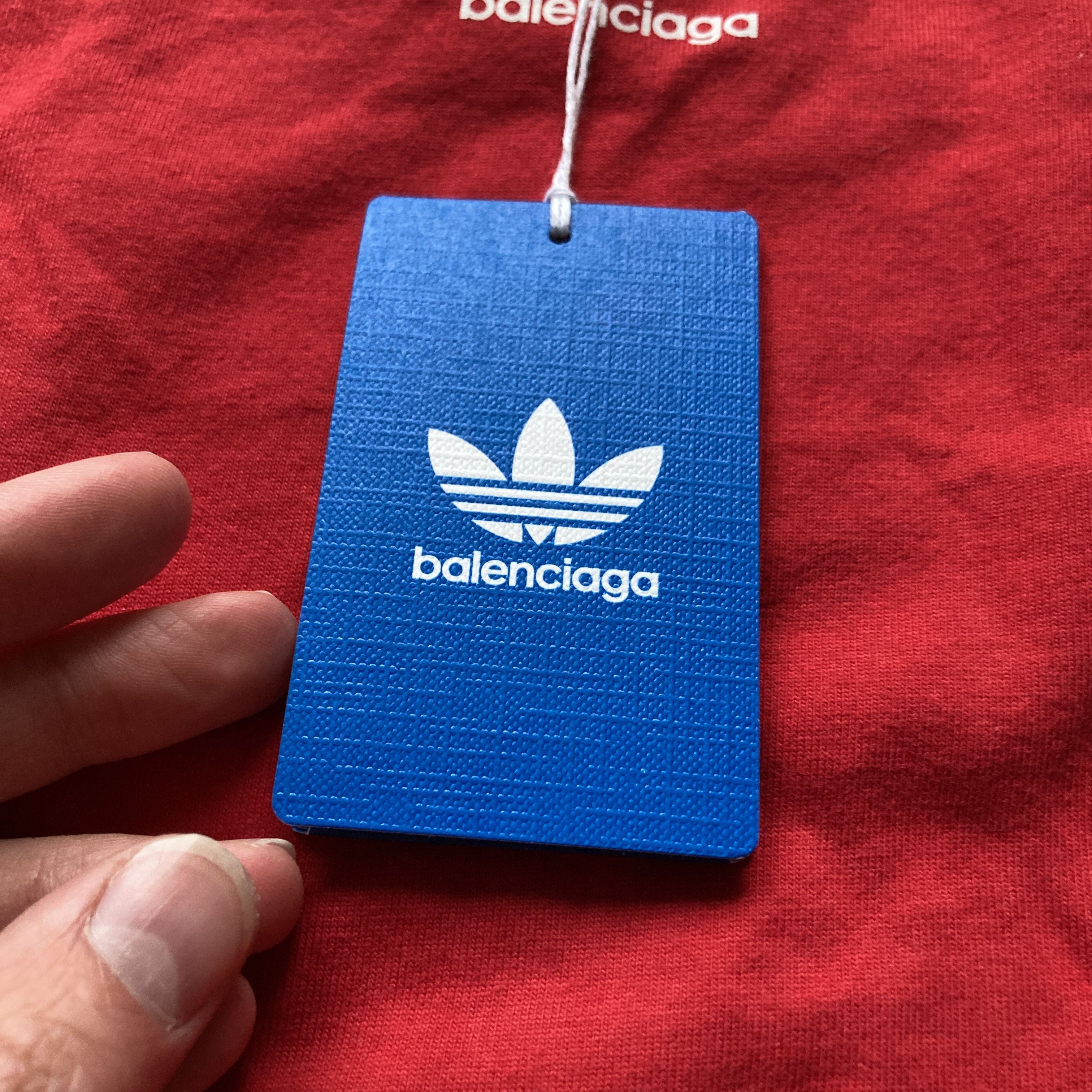 Adidas × Balenciaga NEW SPRING 23 RUNWAY sz1 OVERSIZED TEE Size US XL / EU 56 / 4 - 3 Thumbnail