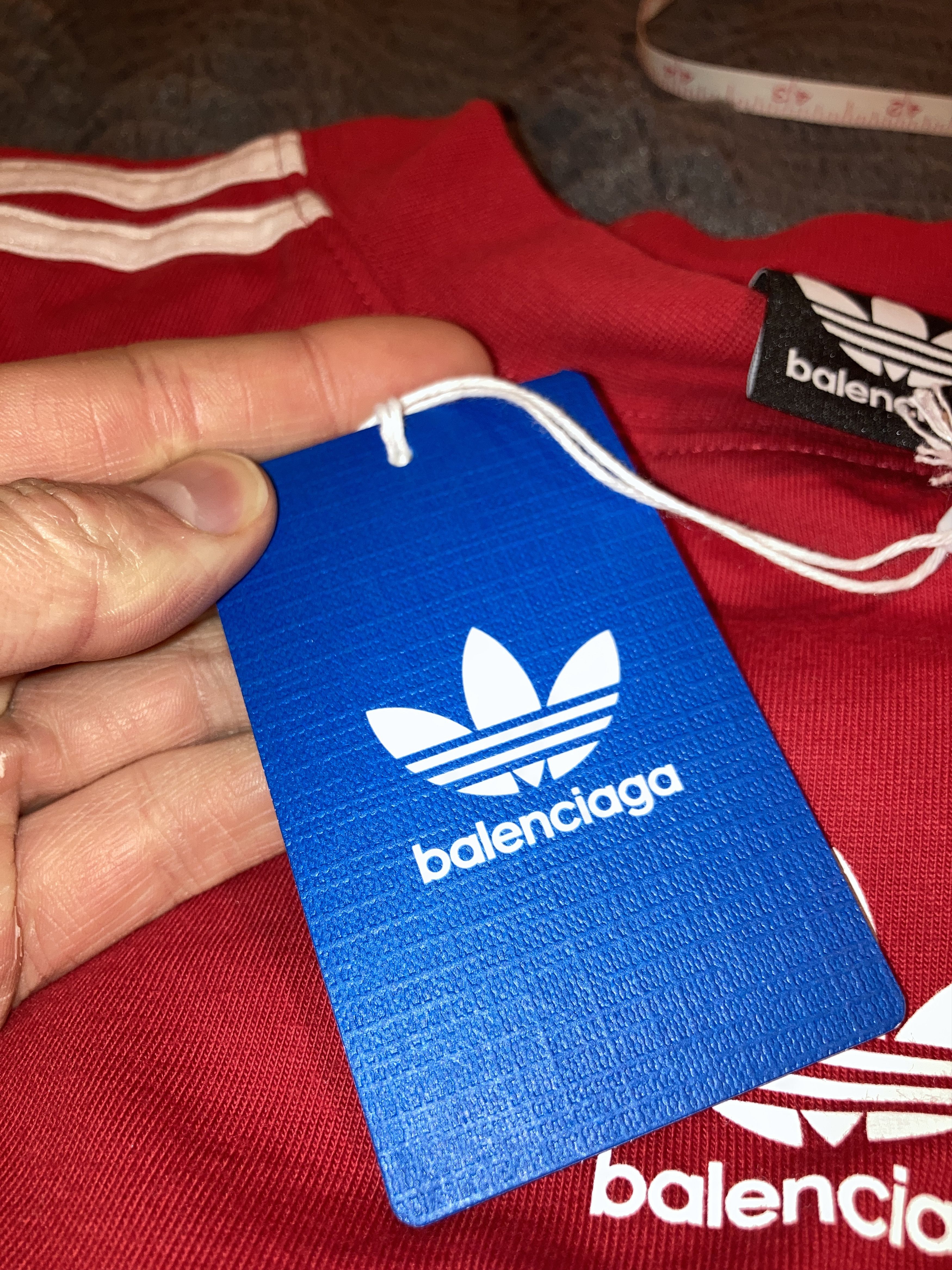 Adidas × Balenciaga NEW SPRING 23 RUNWAY sz1 OVERSIZED TEE Size US XL / EU 56 / 4 - 9 Thumbnail