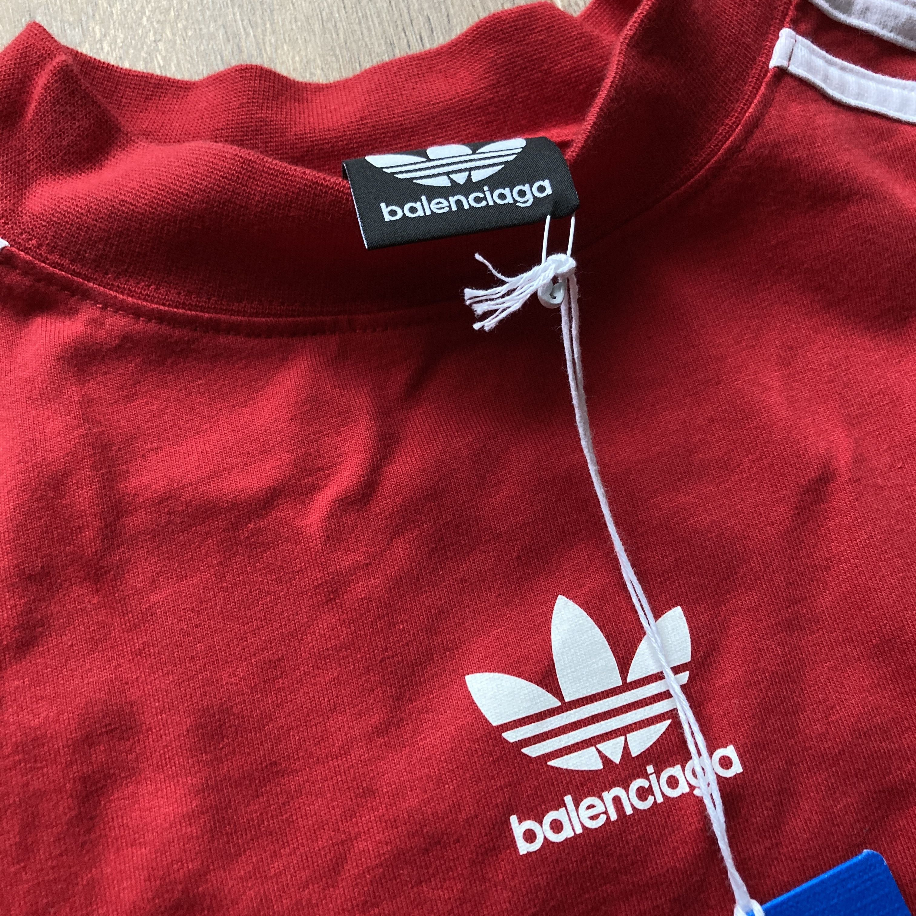 Adidas × Balenciaga NEW SPRING 23 RUNWAY sz1 OVERSIZED TEE Size US XL / EU 56 / 4 - 4 Thumbnail