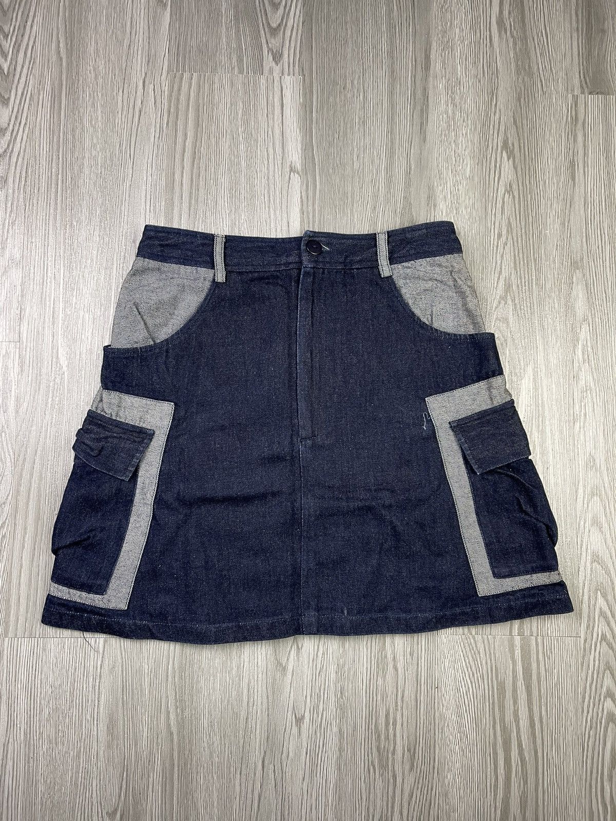 Steals💥Livre Claire indigo denim side pocket skirt