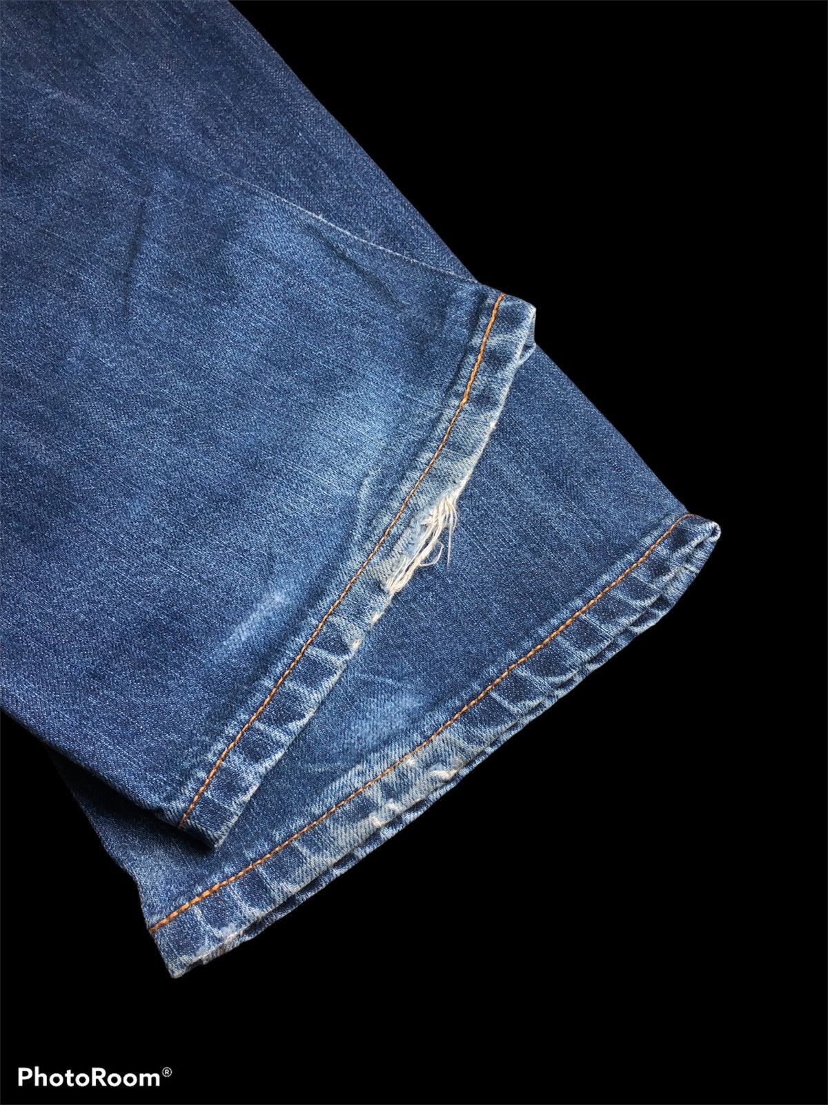 Edwin × Japanese Brand WASHED⚡️⚡️EDWIN GOLD RUSH DISTRESSED DENIM Size US 34 / EU 50 - 3 Thumbnail