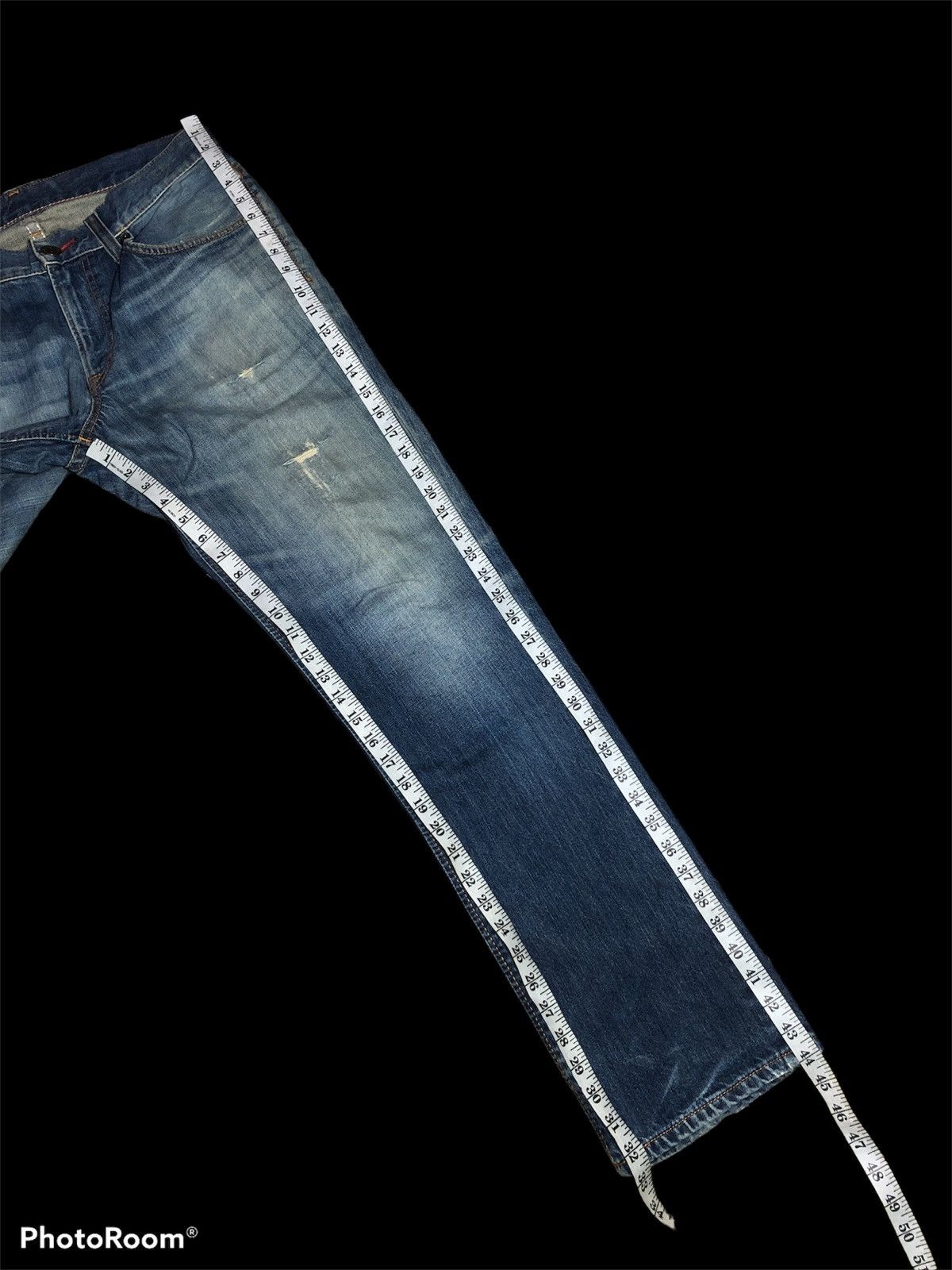 Edwin × Japanese Brand WASHED⚡️⚡️EDWIN GOLD RUSH DISTRESSED DENIM Size US 34 / EU 50 - 9 Thumbnail