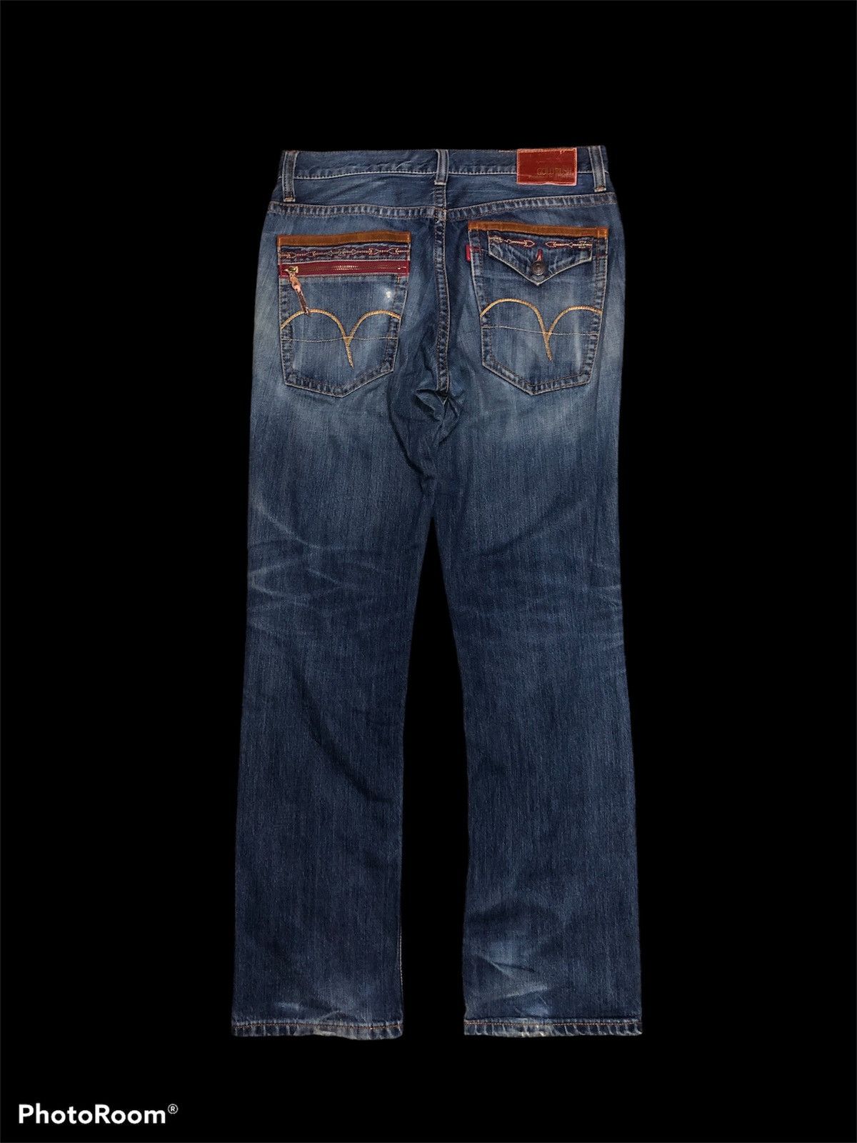 Edwin × Japanese Brand WASHED⚡️⚡️EDWIN GOLD RUSH DISTRESSED DENIM Size US 34 / EU 50 - 2 Thumbnail