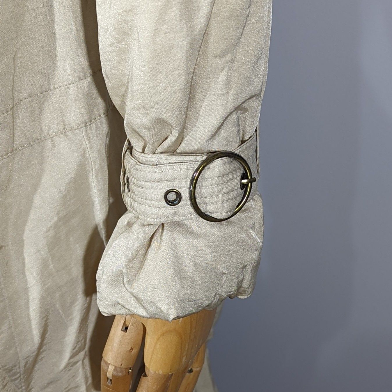 Max Mara Max Mara Womens Down Coat Jacket Made In Italy White Beige Size S / US 4 / IT 40 - 5 Thumbnail