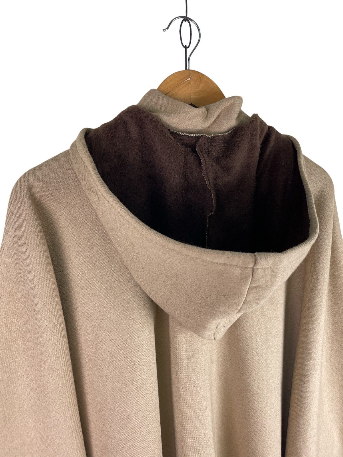 Norma Kamali Women’s Cotton Blend Poncho Detachable Hood Cape Size M / US 6-8 / IT 42-44 - 7 Thumbnail