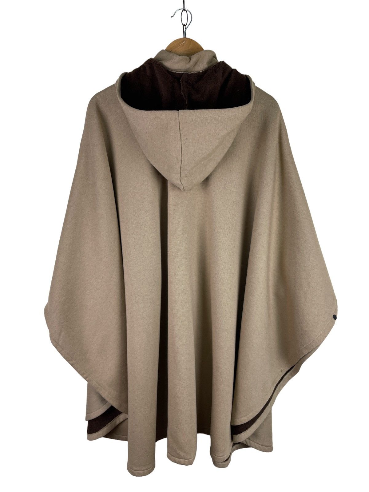 Norma Kamali Women’s Cotton Blend Poncho Detachable Hood Cape Size M / US 6-8 / IT 42-44 - 6 Thumbnail