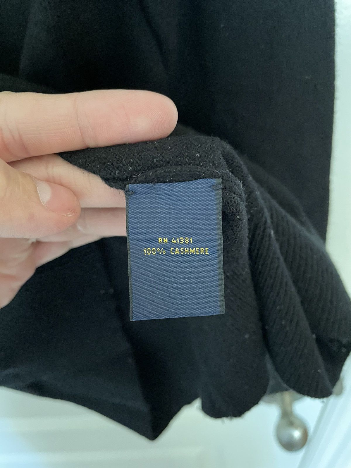 Ralph Lauren Black Cashmere Half Zip Sweater Size US S / EU 44-46 / 1 - 5 Thumbnail