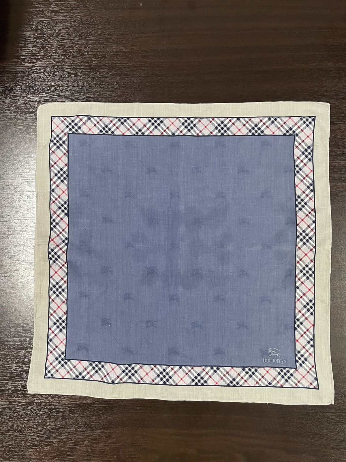 Vintage Blue Handkerchief Burberry