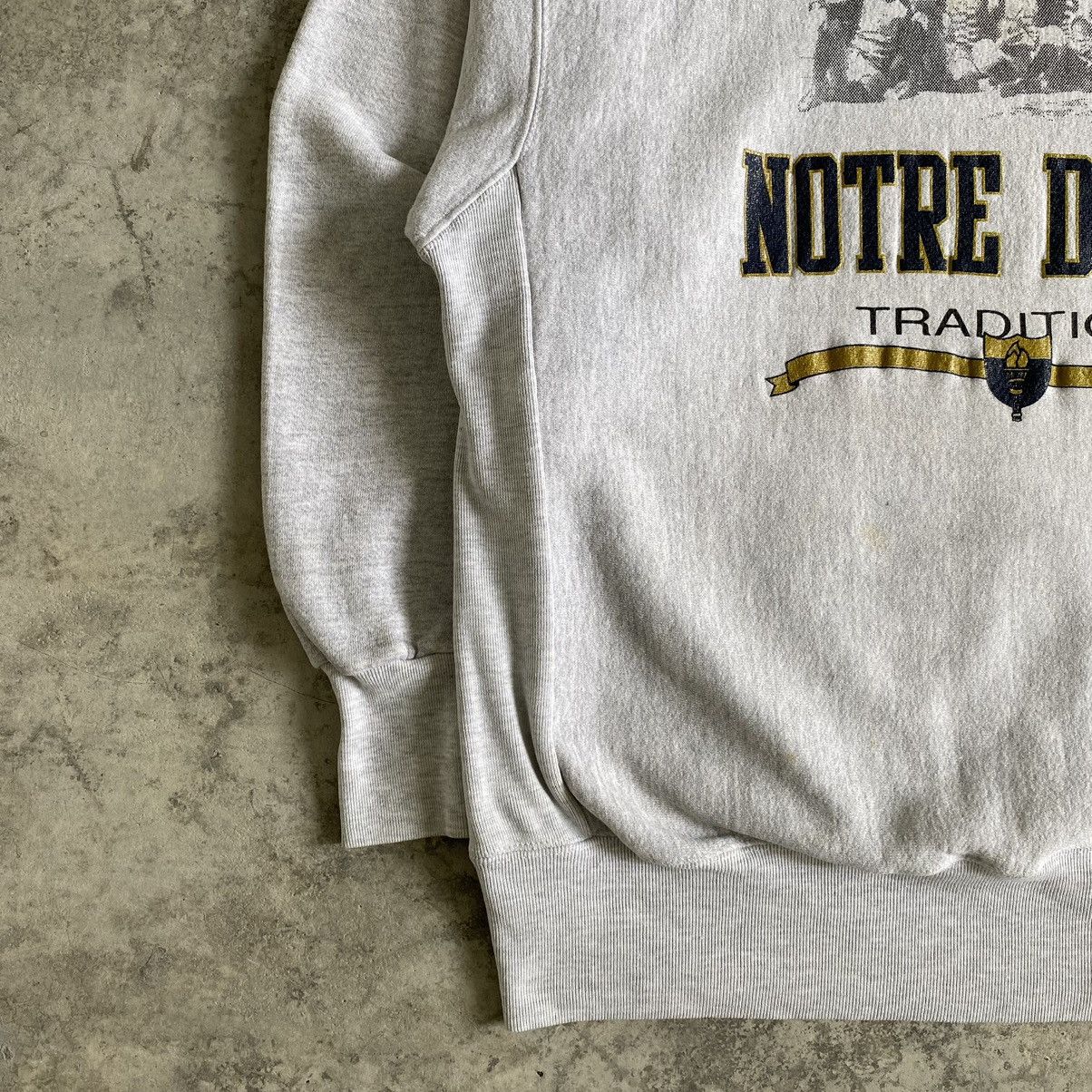 Vintage Vintage Notre Dame Tradition Thick Cotton Sweatshirt Size US XL / EU 56 / 4 - 5 Thumbnail