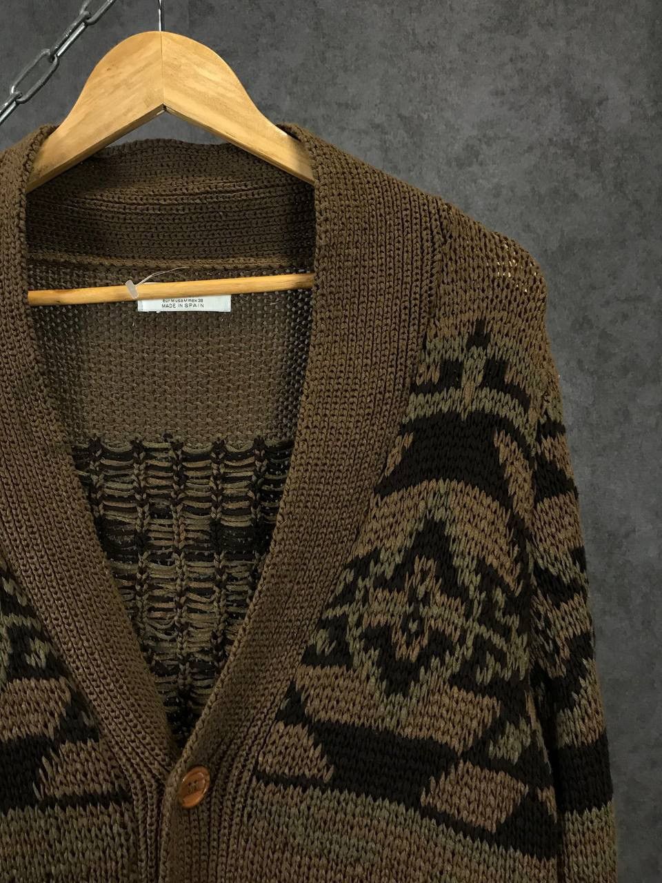 Vintage Zara vintage Japanese style heavy cardigan Size US M / EU 48-50 / 2 - 2 Thumbnail