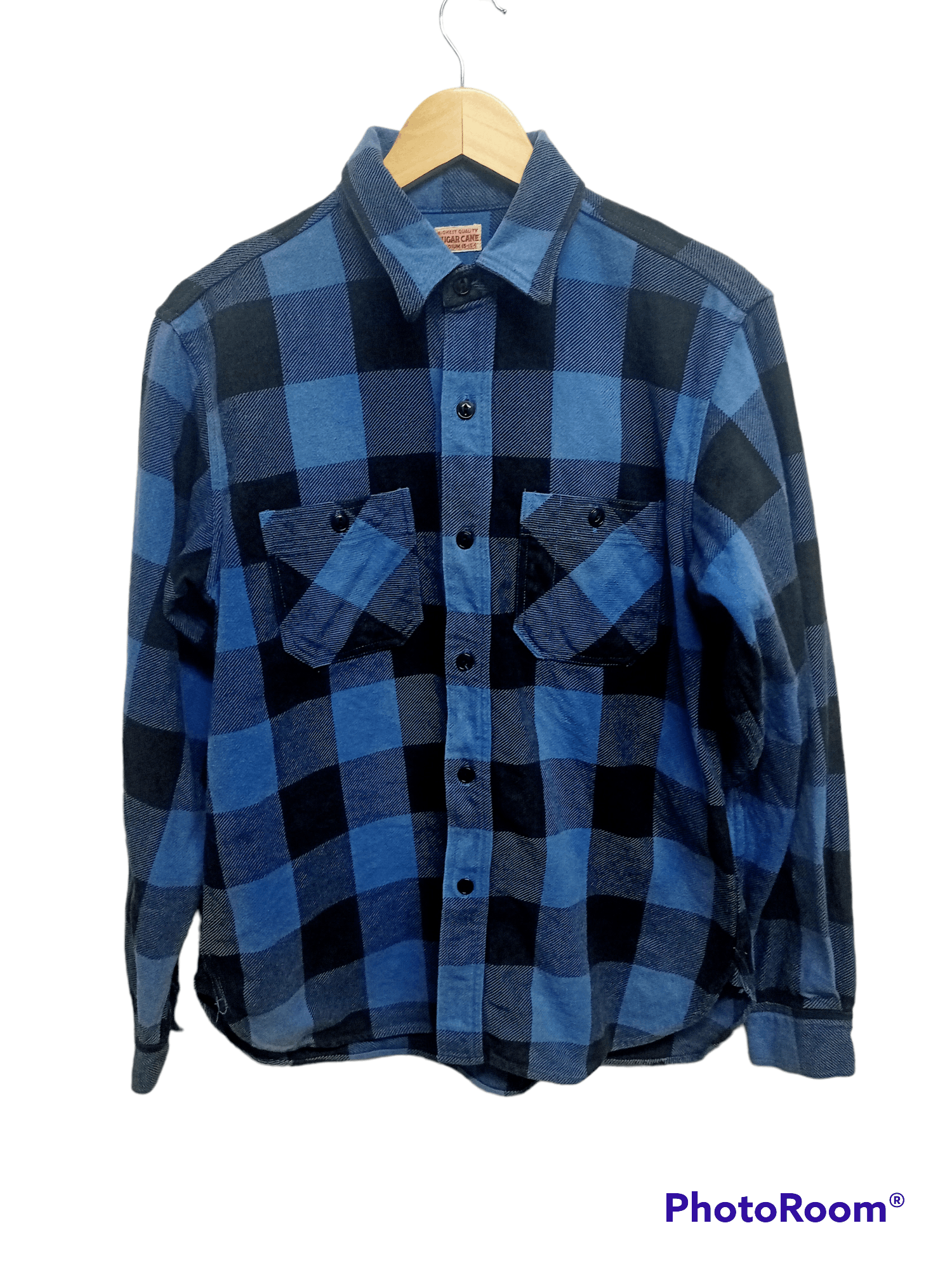 Sugar Cane Sugar Cane Toyo Checker Whool shirt | Grailed