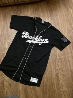 RARE! KAWS x MTV 2013 VMA 13 BROOKLYN BASEBALL JERSEY EMBROIDERED