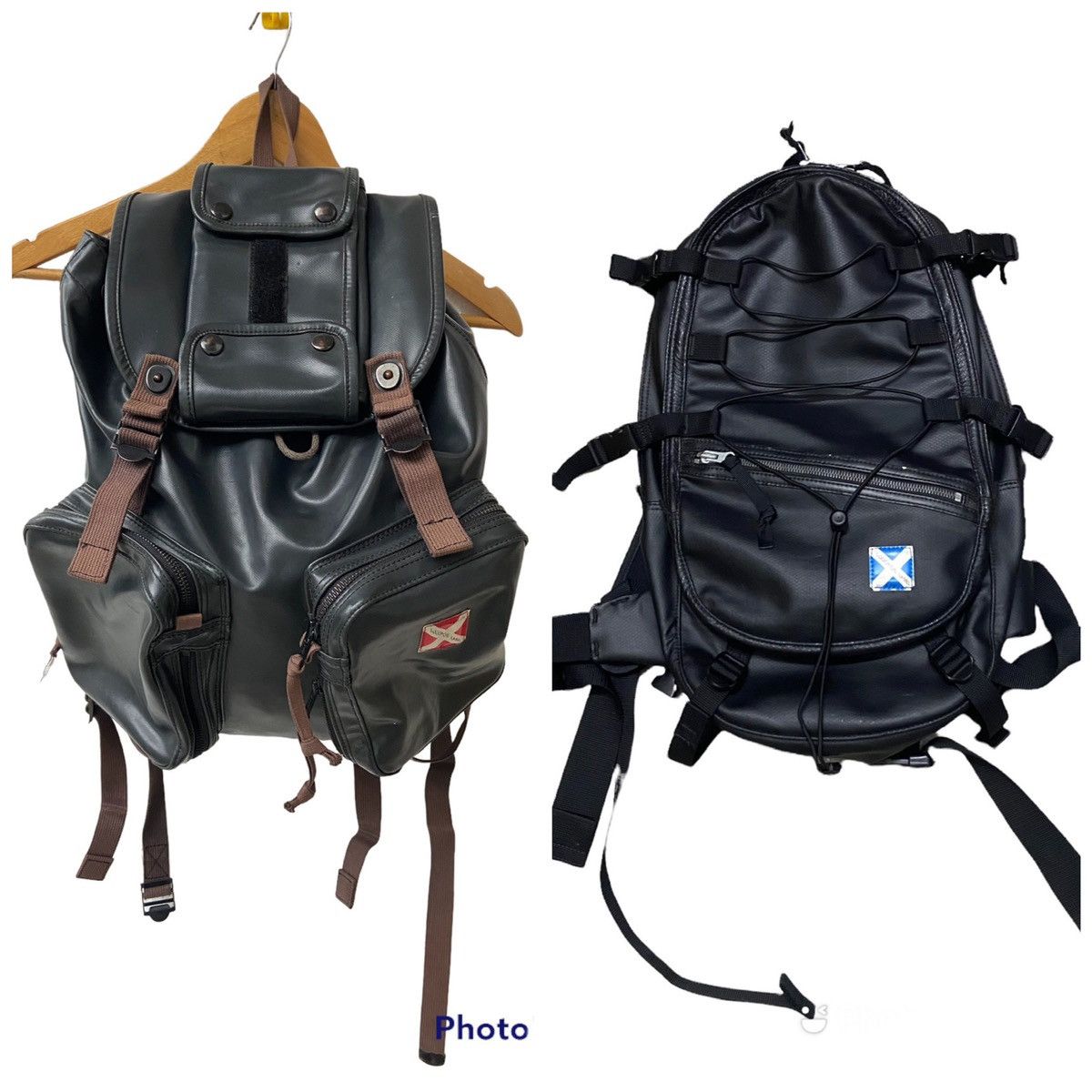 Military Luggage Label Red/Blue Tag Military Expandable Backpack | Grailed