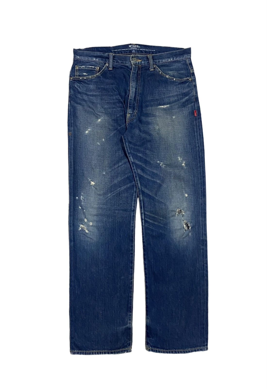 希少 WTAPS Blues Very Skinny Raw Trousers Wtaps Blues. Very Skinny. Raw / Trousers. Cotton. Denim. Raw