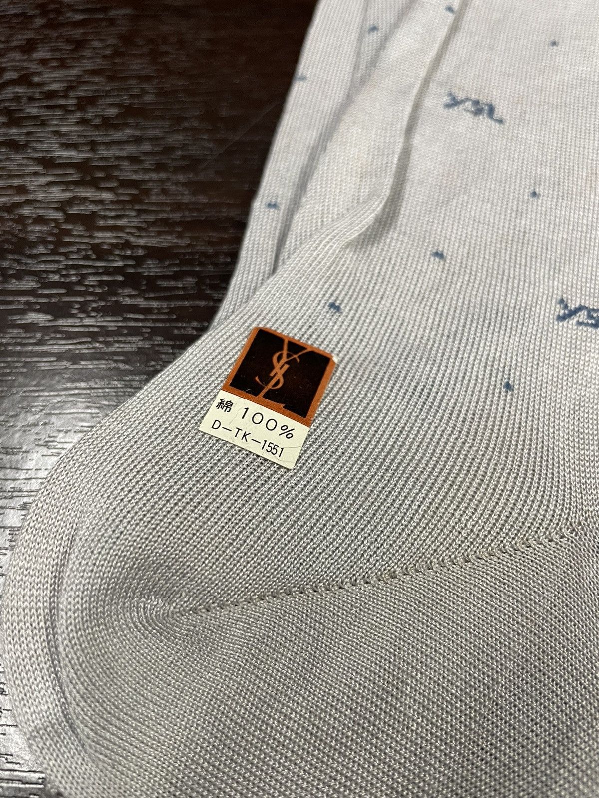 Designer × Vintage × Yves Saint Laurent Rare!!!Vintage Sock YSL New Old Stock Size ONE SIZE - 3 Thumbnail