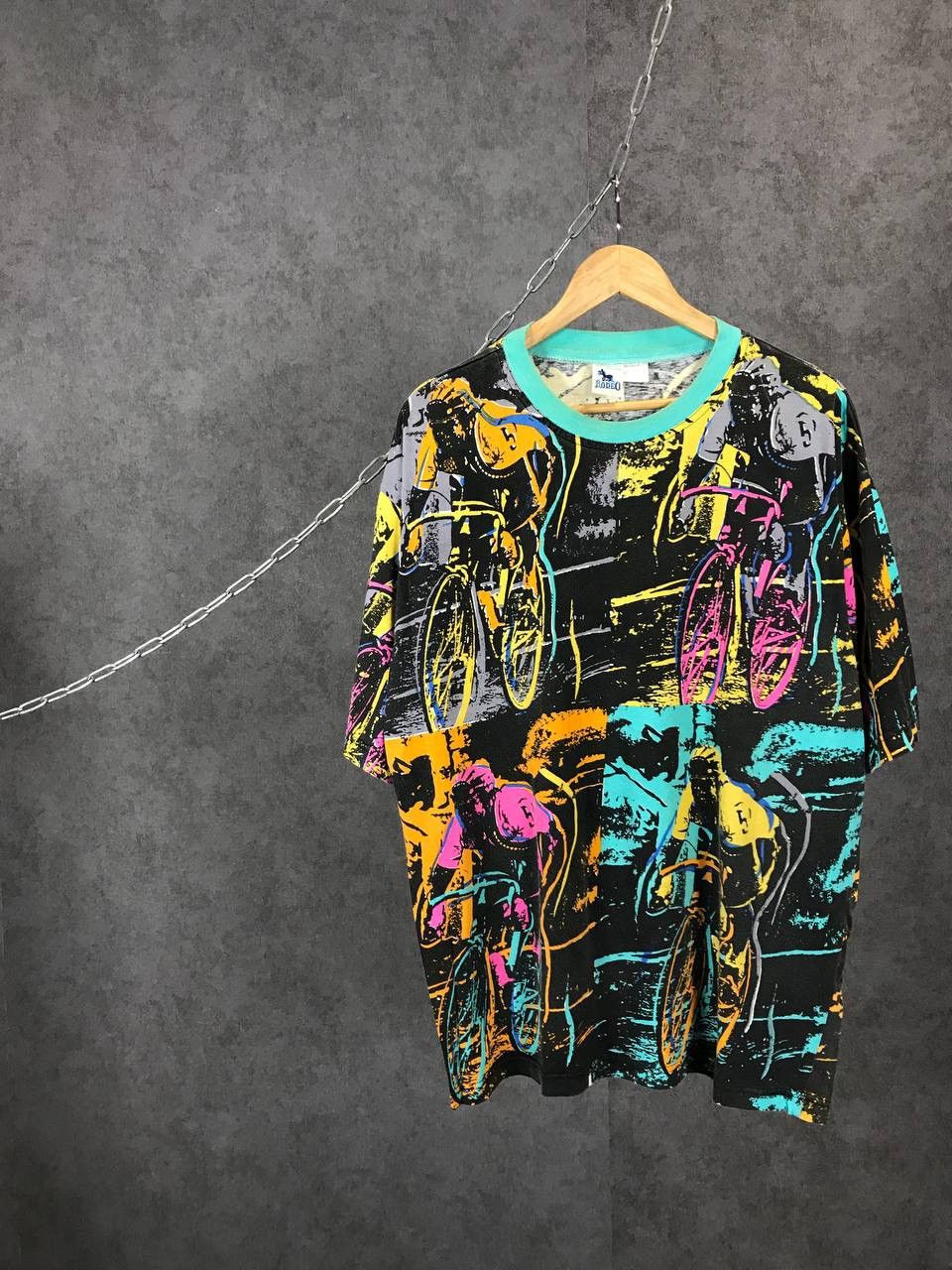 Other Rodeo Bike crazy vintage overprinted tee Size US L / EU 52-54 / 3 - 1 Thumbnail