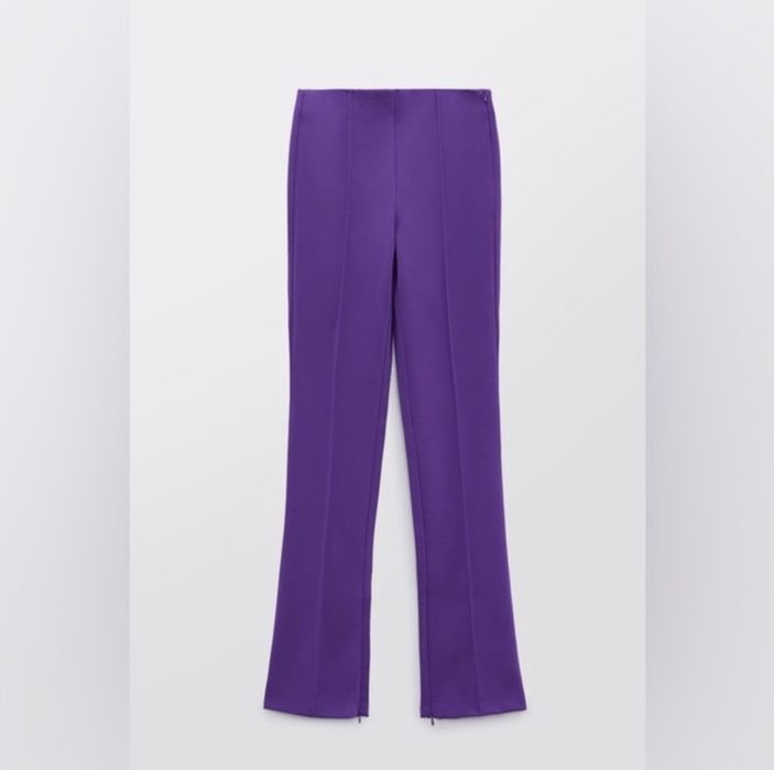 Zara NWT Zara Purple Flared Pants, Size XS