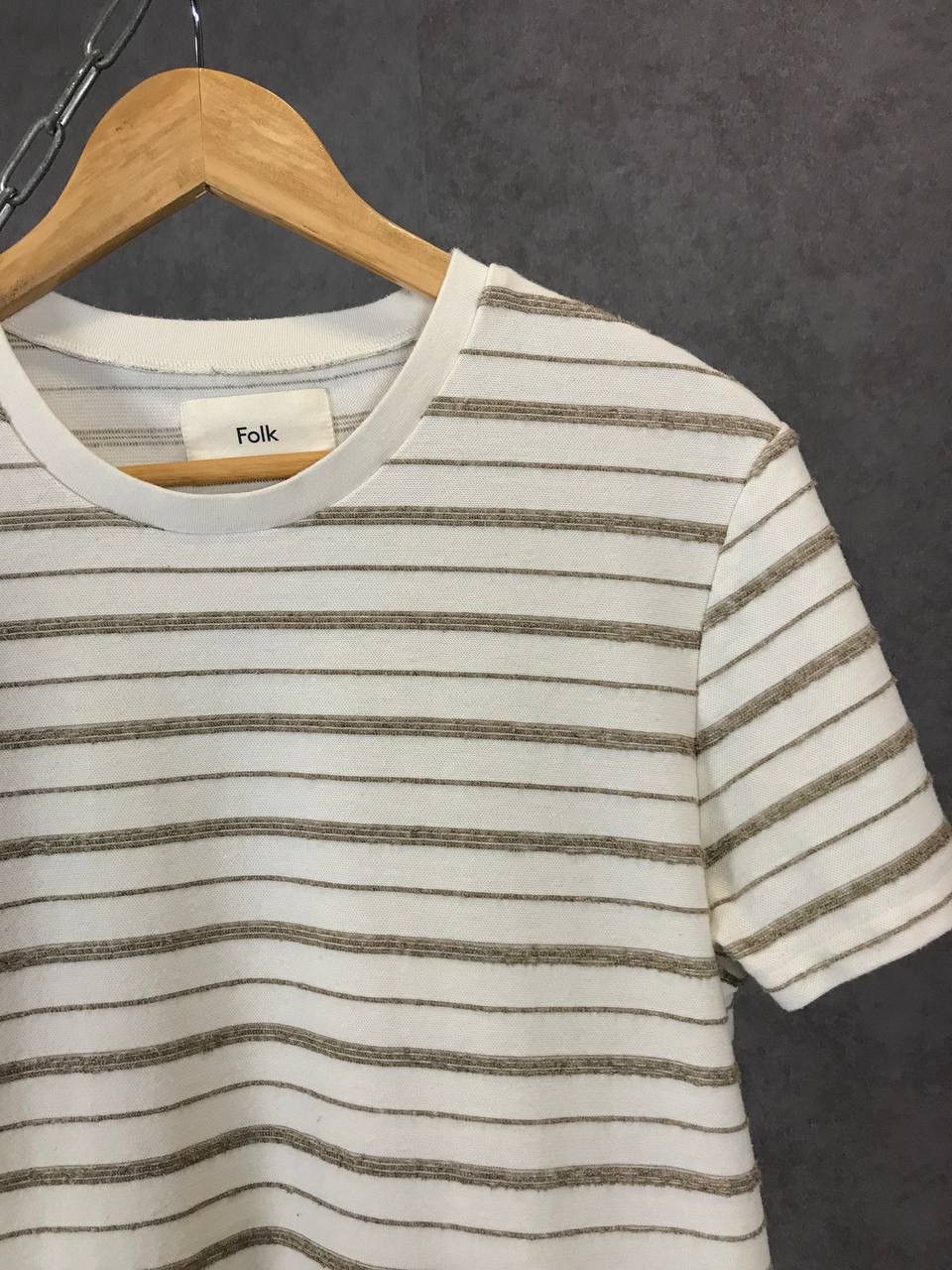 Folk Folk beige tee Size US S / EU 44-46 / 1 - 2 Thumbnail