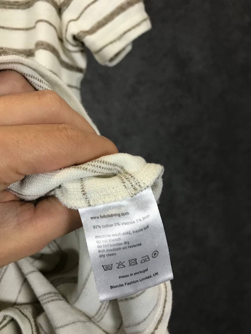 Folk Folk beige tee Size US S / EU 44-46 / 1 - 4 Thumbnail
