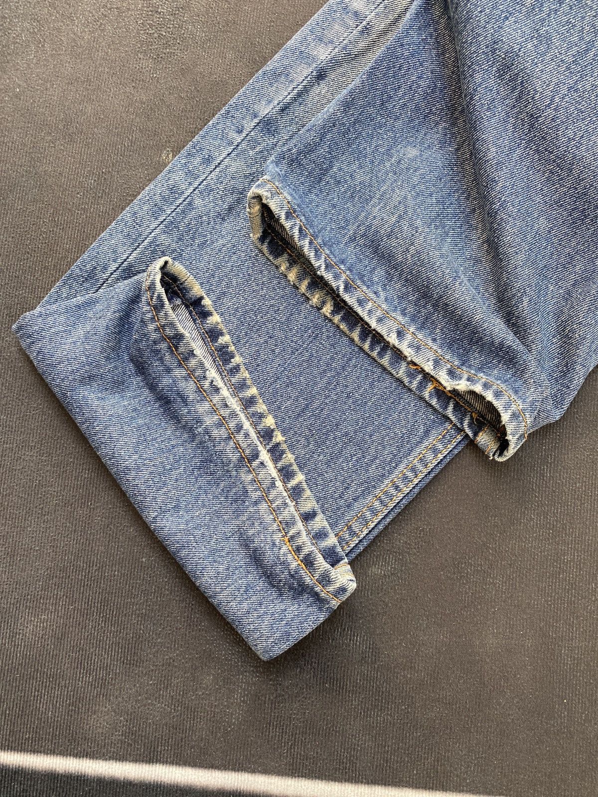 Jean × Levi's × Vintage VINTAGE LEVIS 505 BLUE WASH JEANS -J363 Size US 42 / EU 58 - 7 Thumbnail