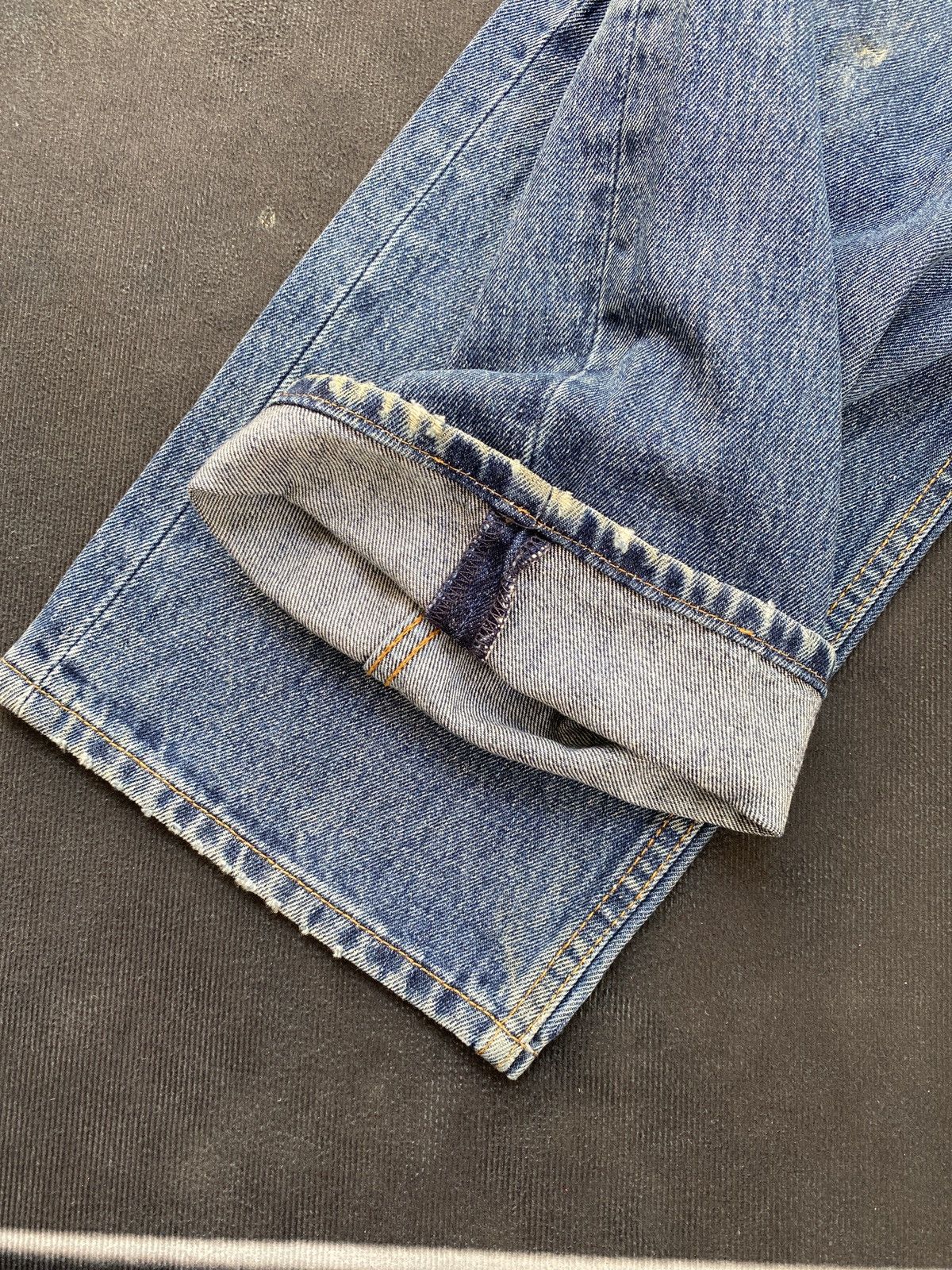 Jean × Levi's × Vintage VINTAGE LEVIS 505 BLUE WASH JEANS -J363 Size US 42 / EU 58 - 6 Thumbnail