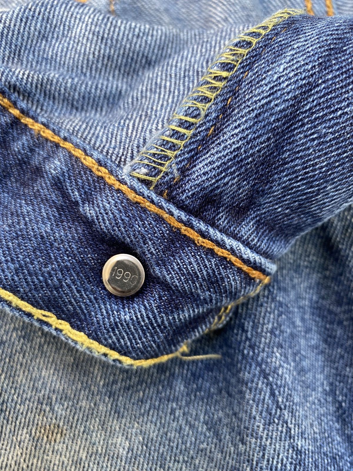 Jean × Levi's × Vintage VINTAGE LEVIS 505 BLUE WASH JEANS -J363 Size US 42 / EU 58 - 4 Thumbnail