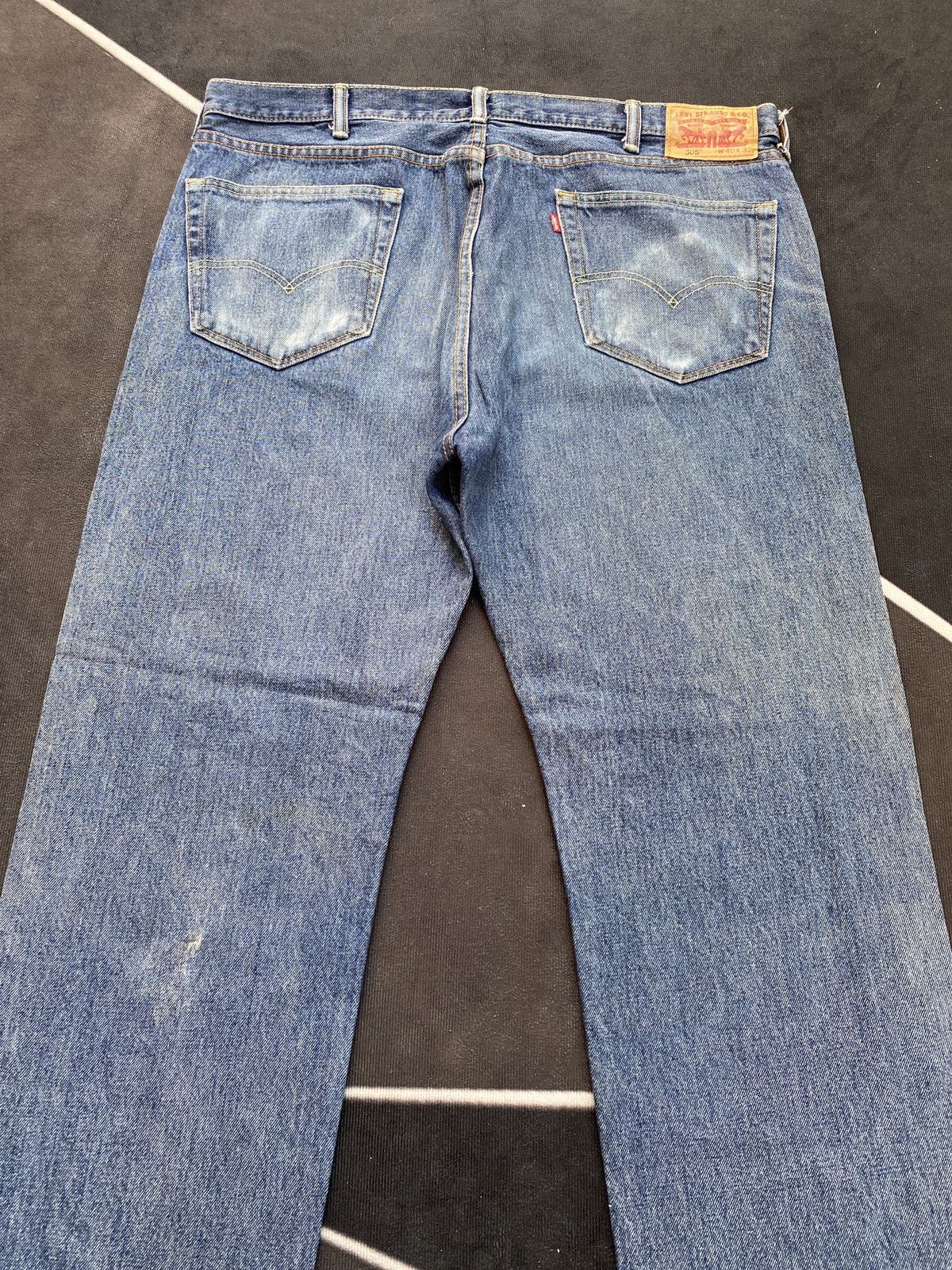 Jean × Levi's × Vintage VINTAGE LEVIS 505 BLUE WASH JEANS -J363 Size US 42 / EU 58 - 9 Thumbnail