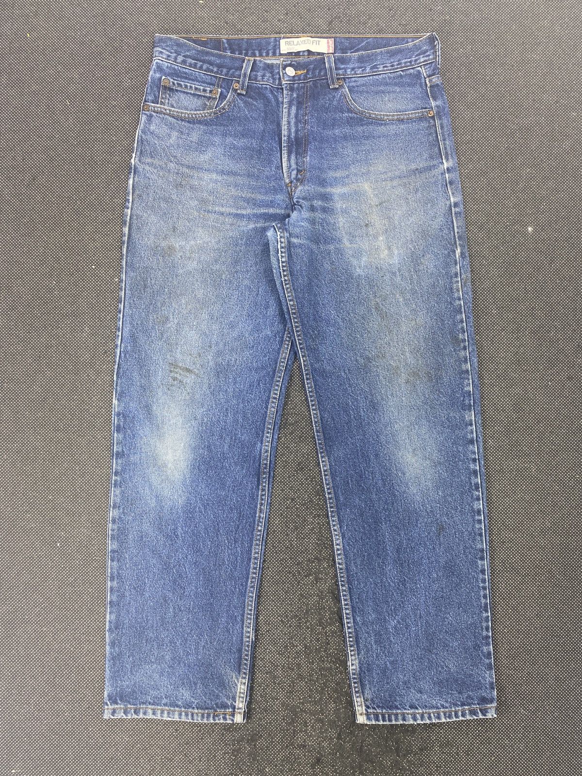 Levi's VINTAGE LEVIS 550 BLUE WASH JEANS-J469 Size US 36 / EU 52 - 1 Thumbnail