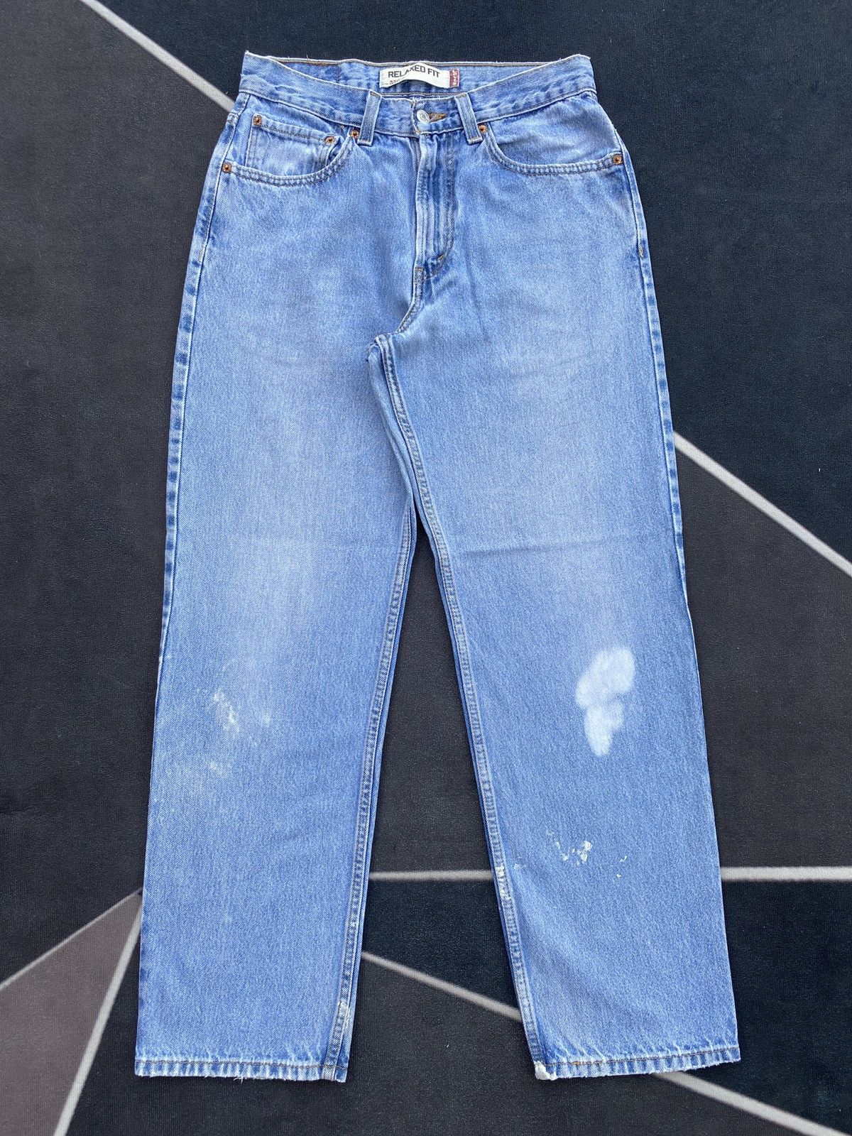 Levi's VINTAGE LEVIS 550 BLUE WASH JEANS-J459 Size US 31 - 1 Thumbnail