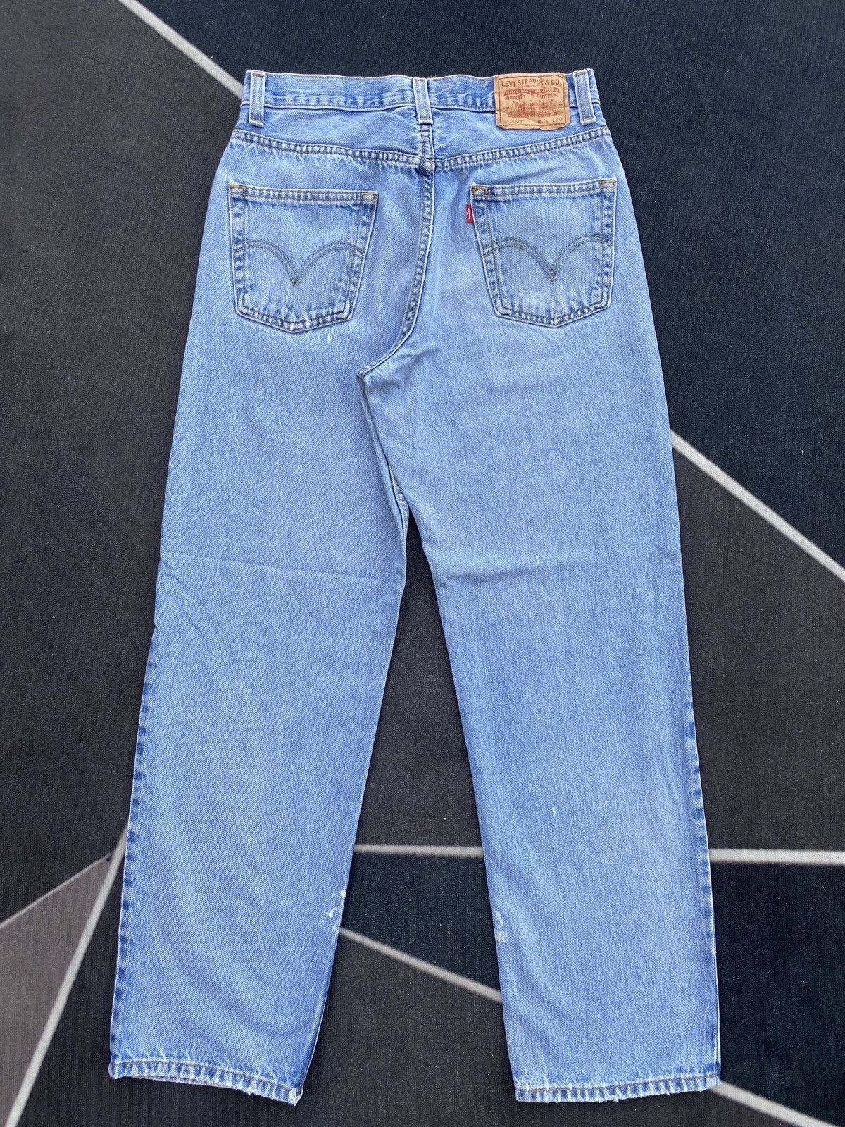 Levi's VINTAGE LEVIS 550 BLUE WASH JEANS-J459 Size US 31 - 3 Thumbnail