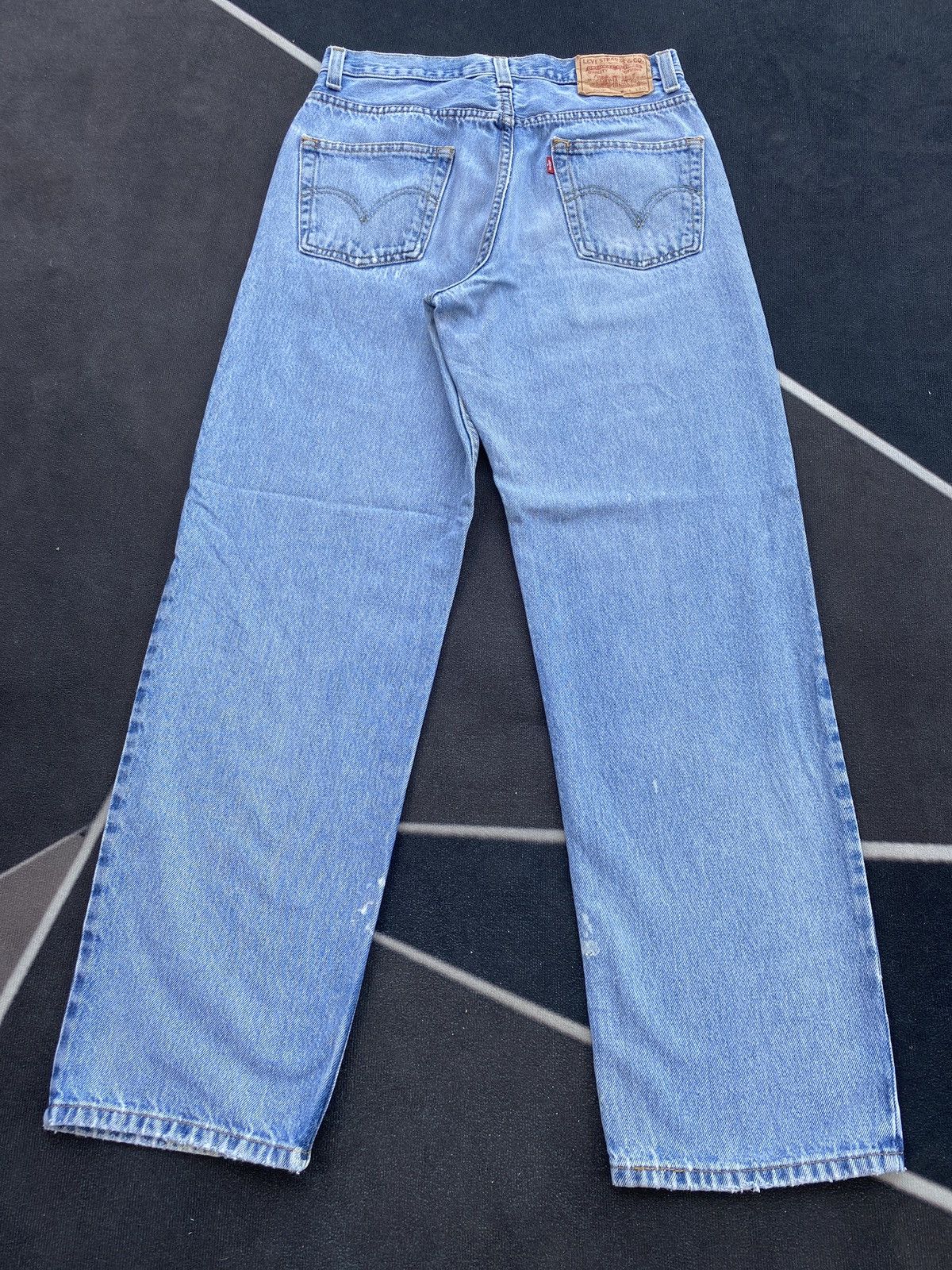 Levi's VINTAGE LEVIS 550 BLUE WASH JEANS-J459 Size US 31 - 4 Thumbnail