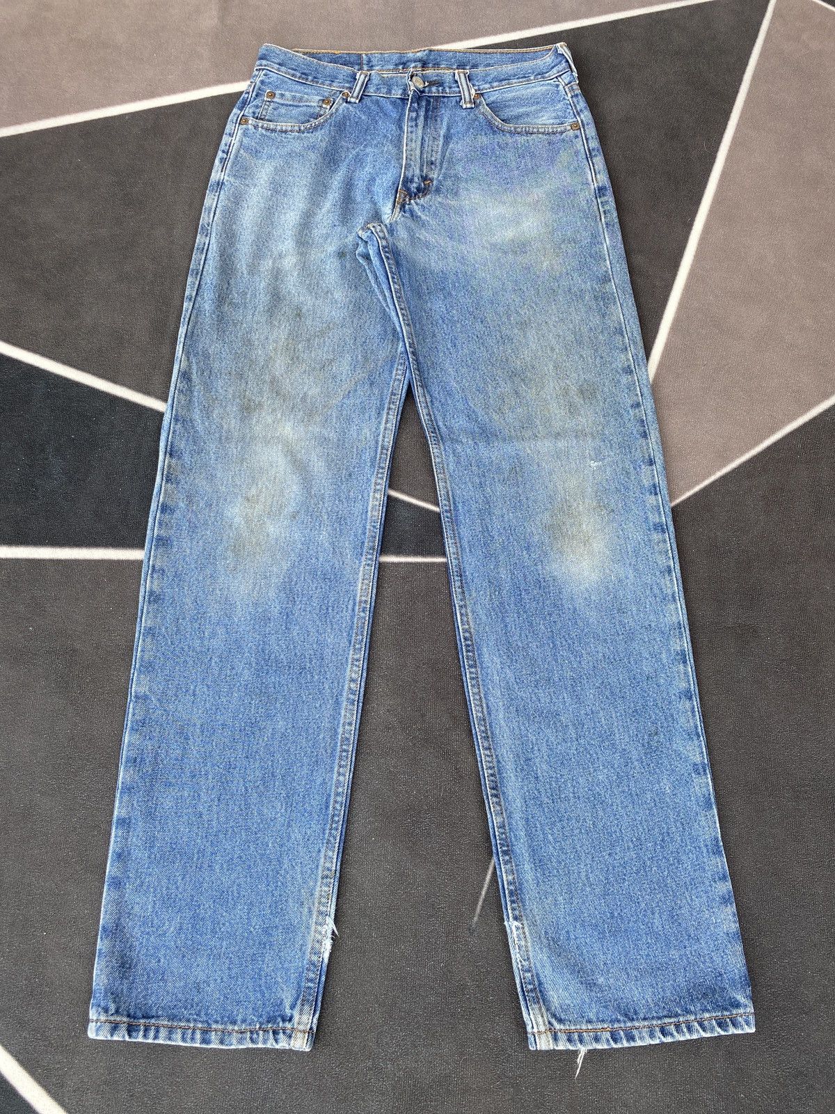 Levi's VINTAGE LEVIS 550 DIRTY BLUE JEANS JEANS-J465 Size US 31 - 2 Thumbnail