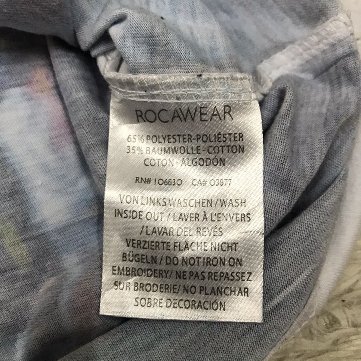 Rocawear Rocawear Overprint Tshirt Size US L / EU 52-54 / 3 - 11 Thumbnail