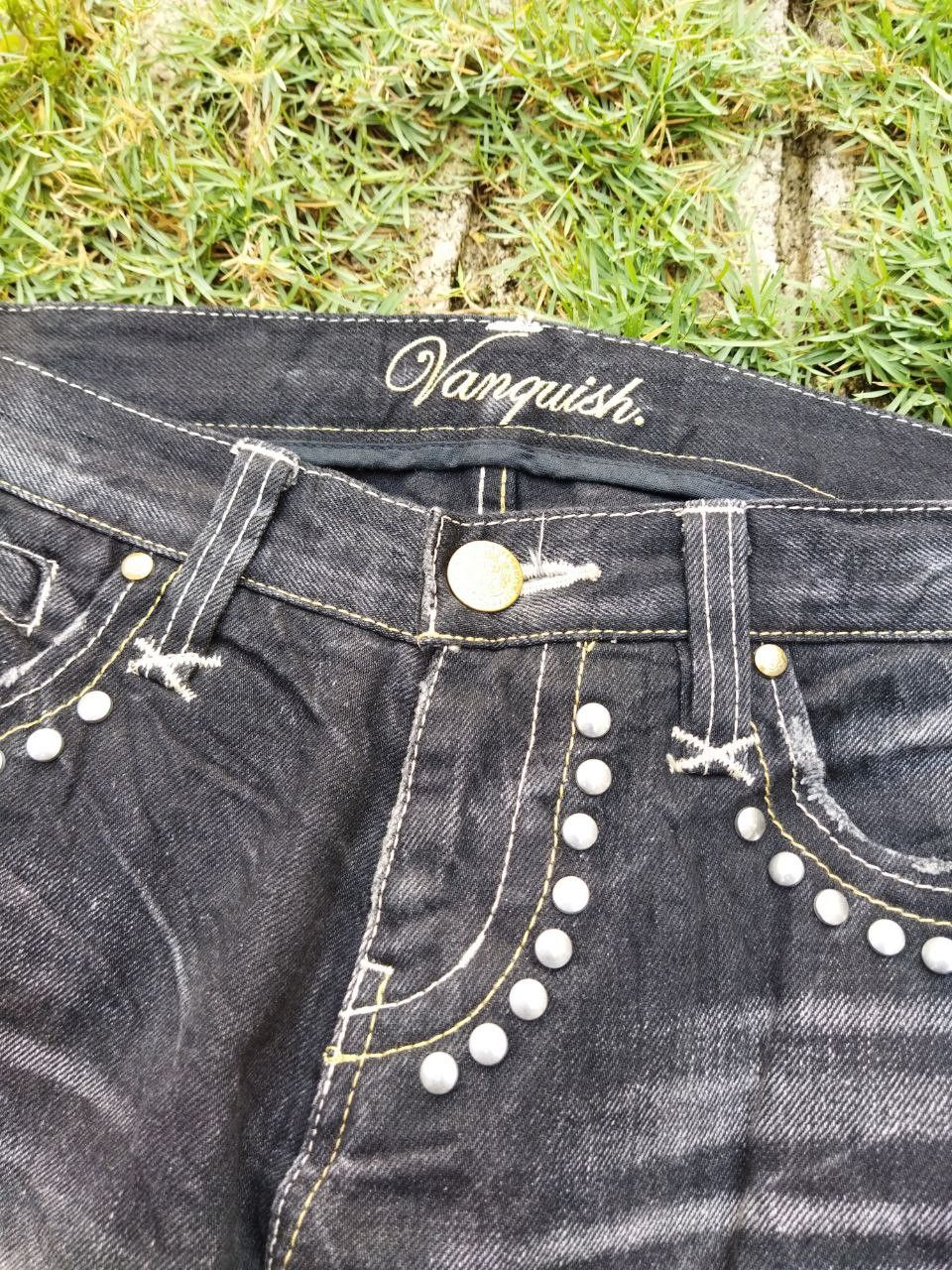 If Six Was Nine Japanese Vanquish Gold Distressed Jeans Size 30" / US 8 / IT 44 - 7 Thumbnail