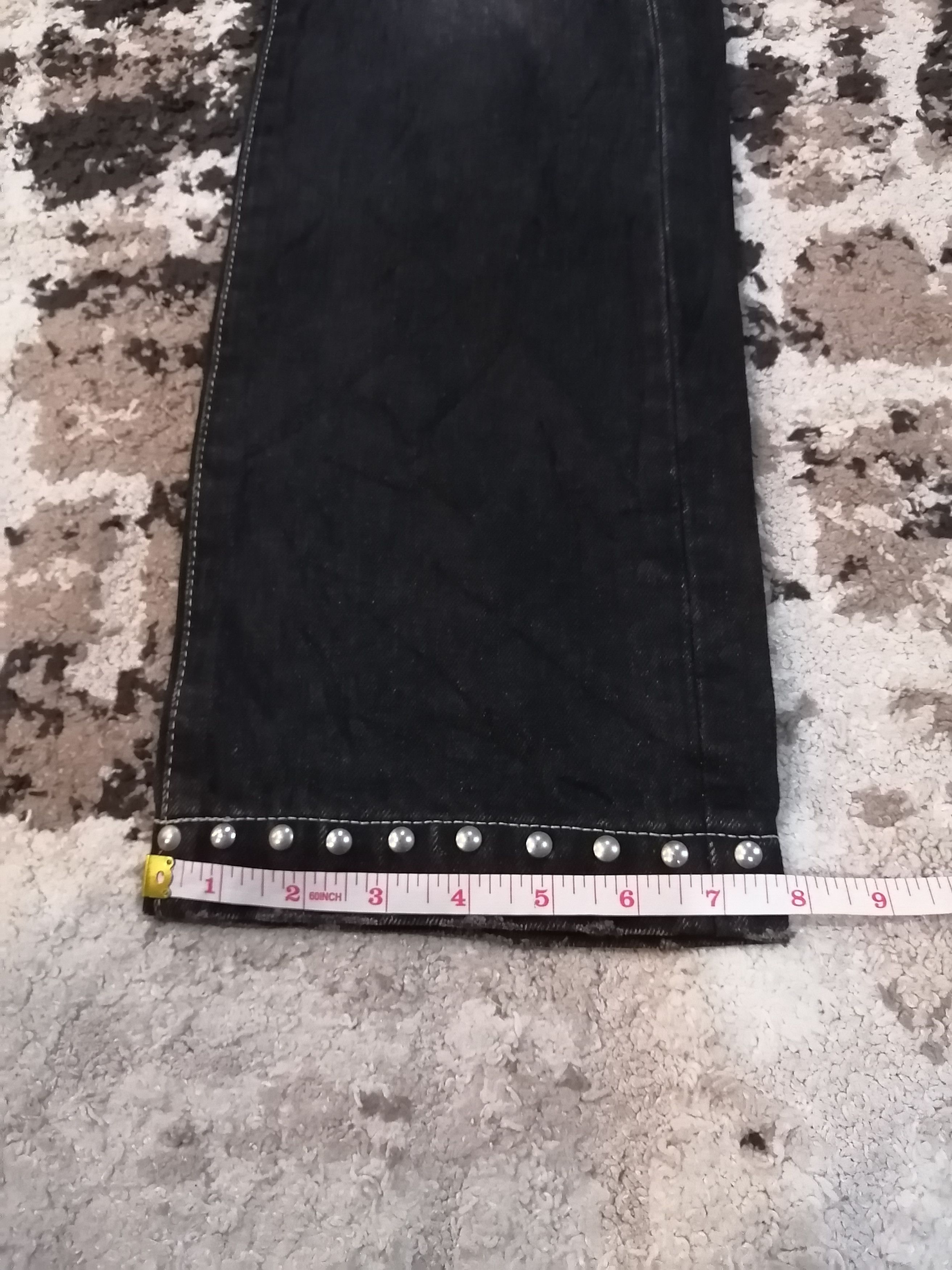 If Six Was Nine Japanese Vanquish Gold Distressed Jeans Size 30" / US 8 / IT 44 - 16 Thumbnail