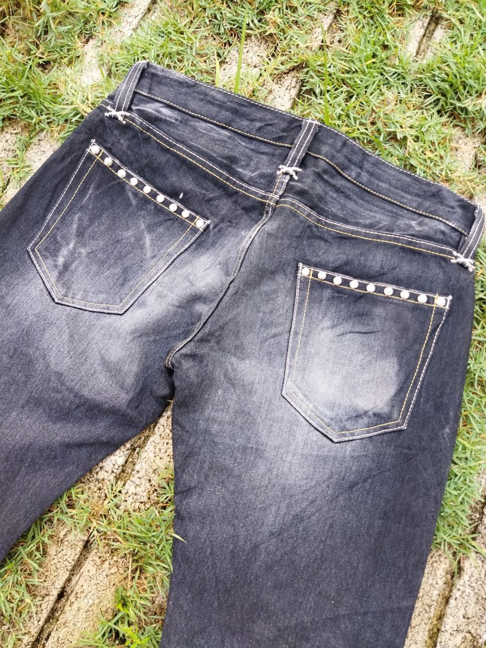 If Six Was Nine Japanese Vanquish Gold Distressed Jeans Size 30" / US 8 / IT 44 - 12 Thumbnail
