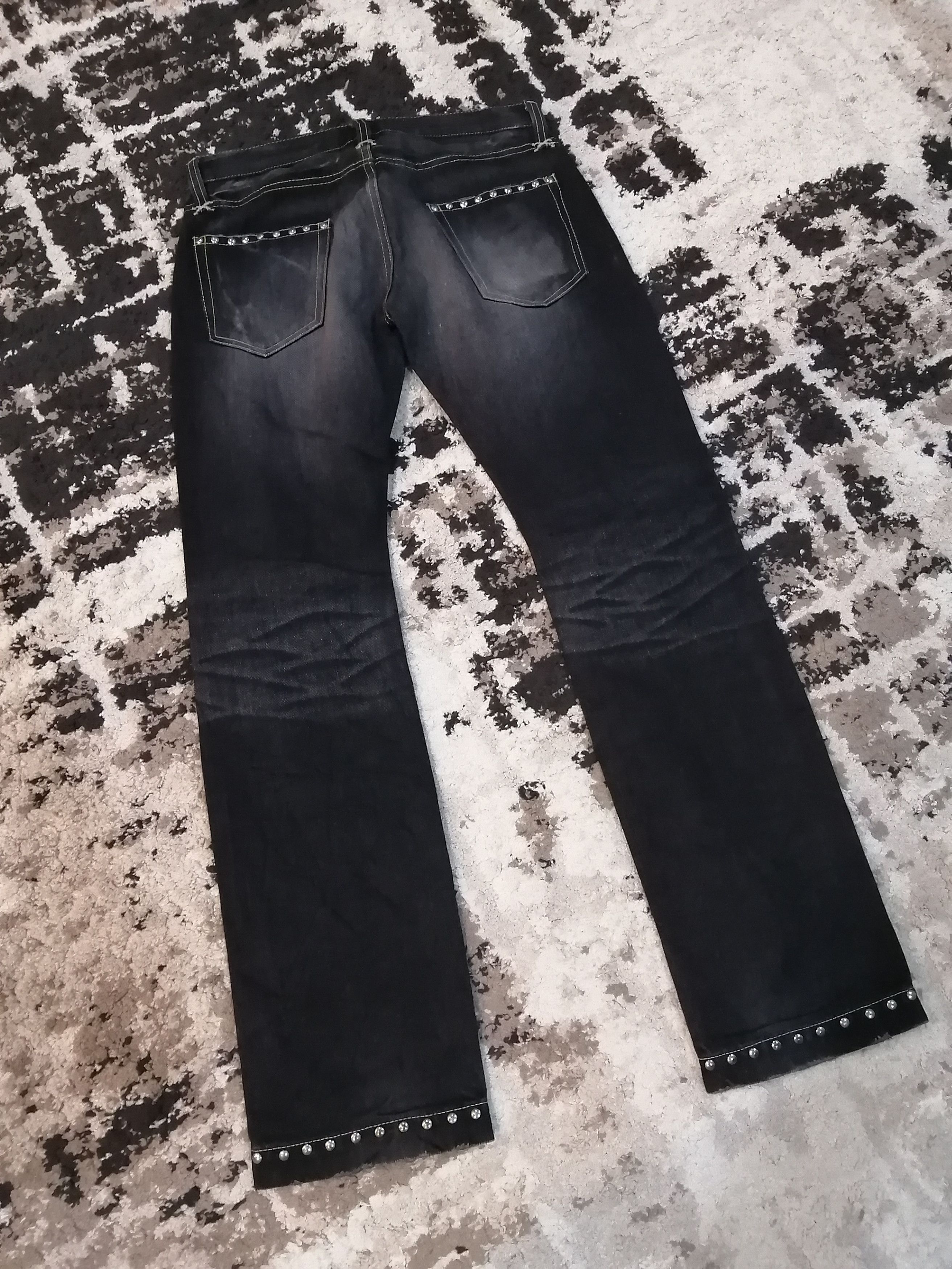 If Six Was Nine Japanese Vanquish Gold Distressed Jeans Size 30" / US 8 / IT 44 - 21 Thumbnail