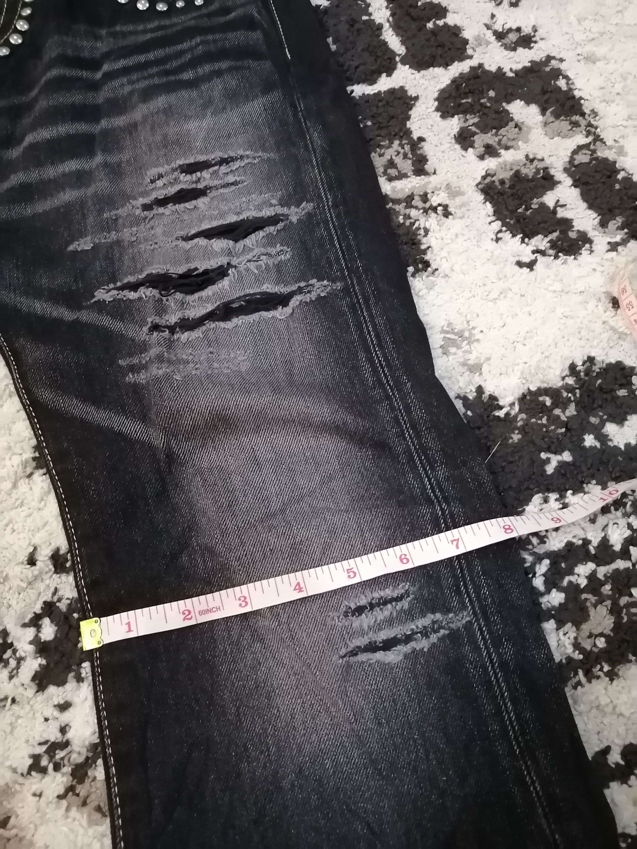 If Six Was Nine Japanese Vanquish Gold Distressed Jeans Size 30" / US 8 / IT 44 - 13 Thumbnail