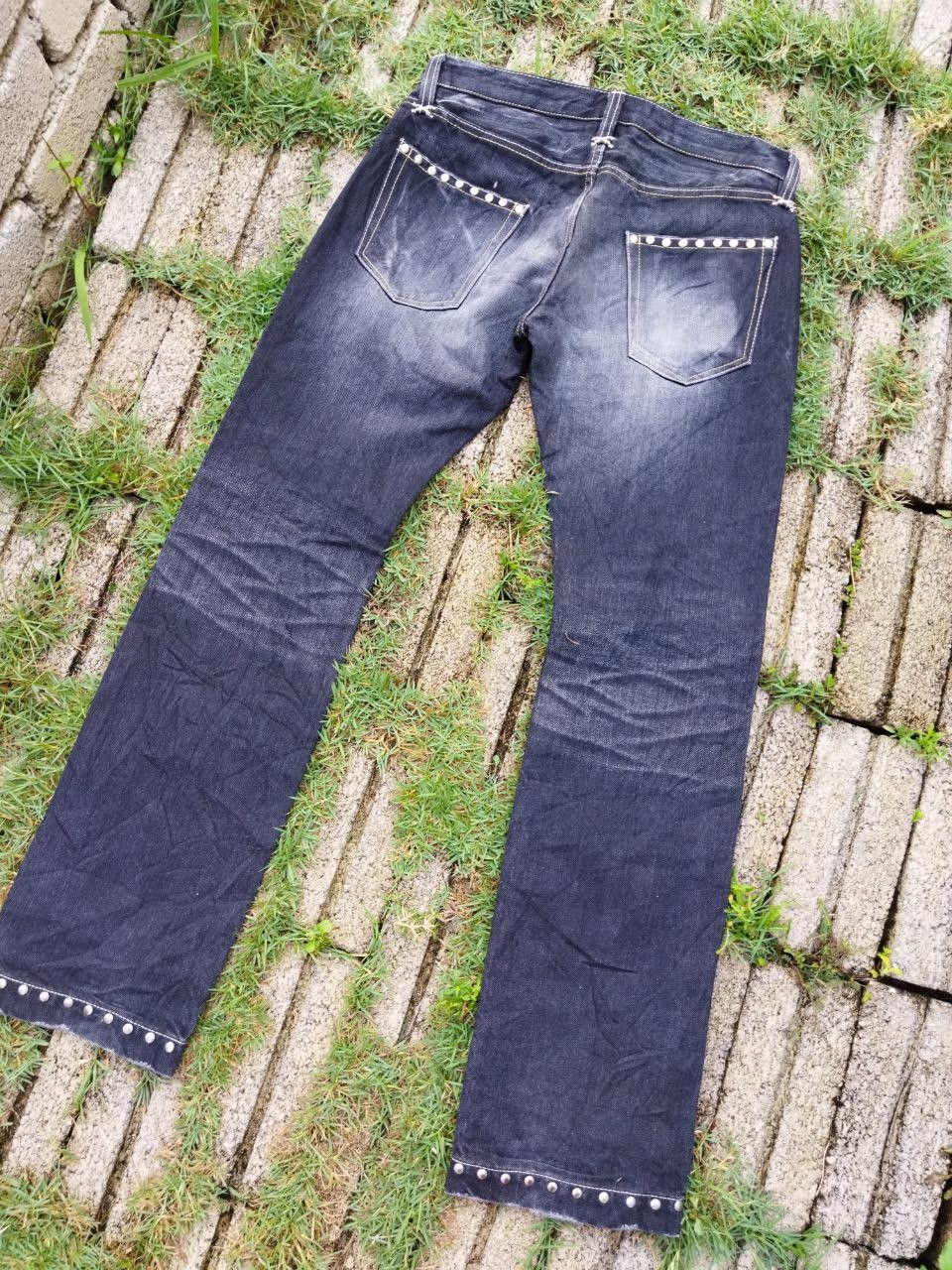 If Six Was Nine Japanese Vanquish Gold Distressed Jeans Size 30" / US 8 / IT 44 - 11 Thumbnail