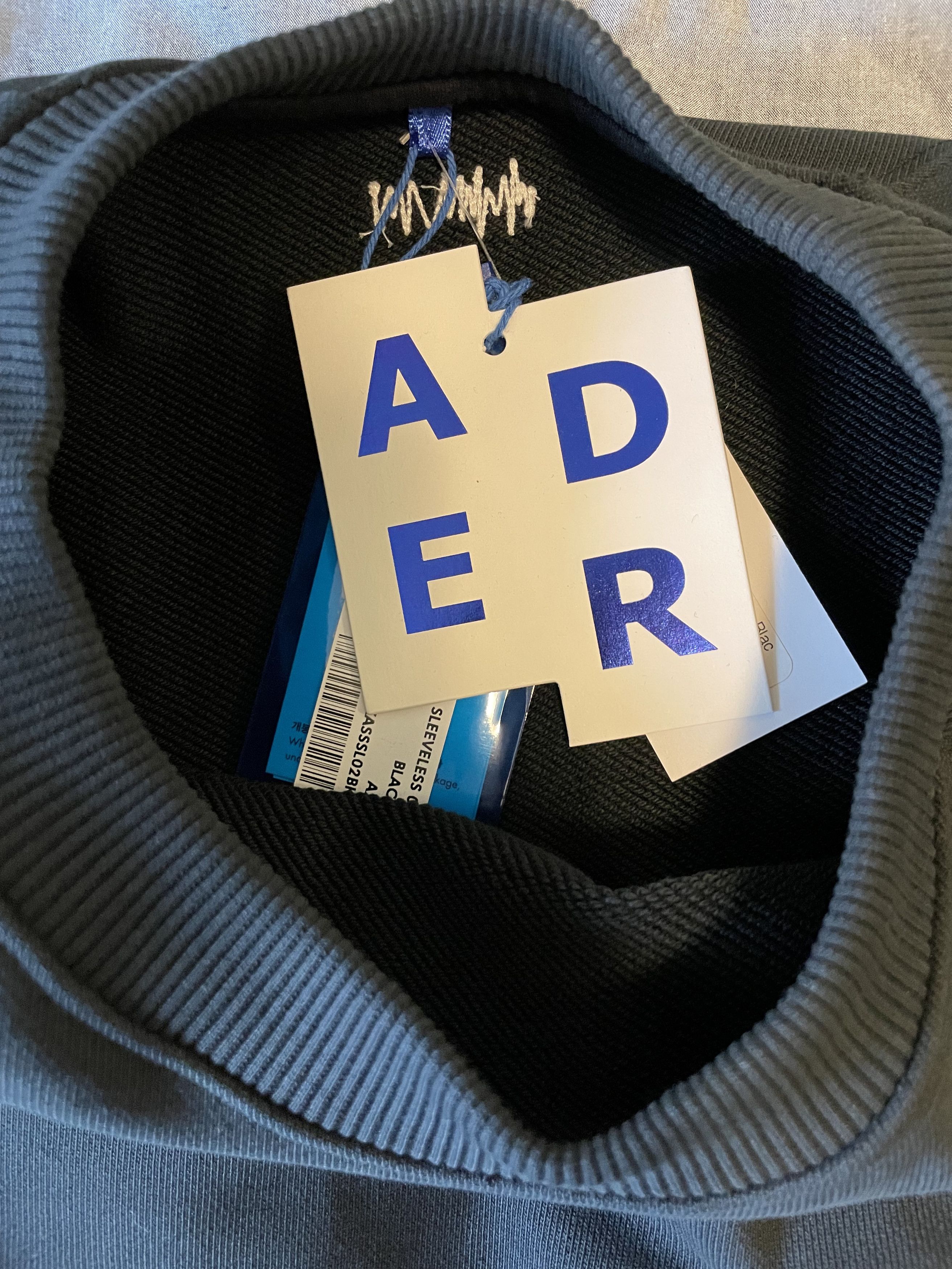 Ader Error Knotty Vest in Black - Tank Tops Sleeveless