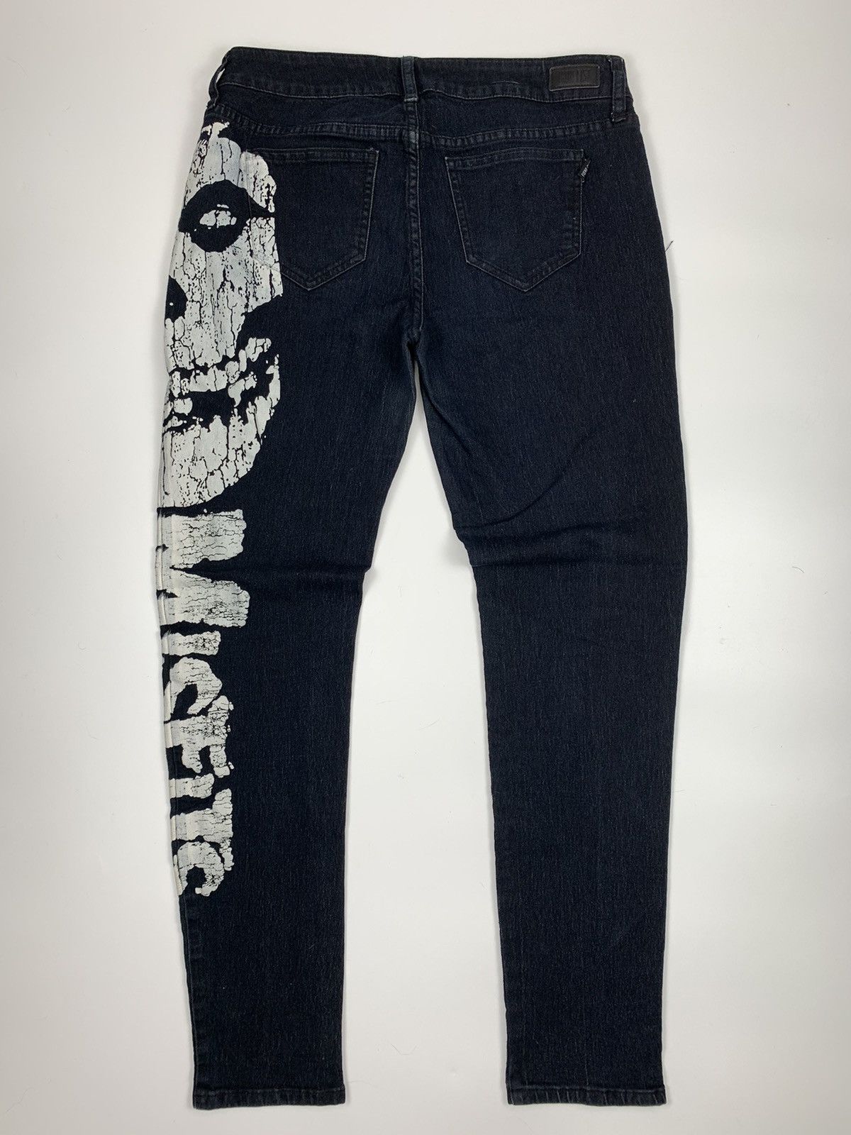 Band Tees × Iron Fist Misfit Overprint Black Skinny Jeans Size US 28 / EU 44 - 9 Thumbnail