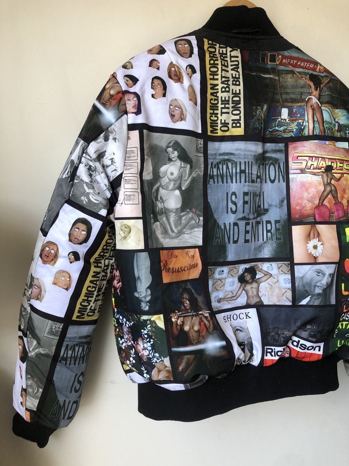 Japanese Brand Richardson Reversible Ma1 Graphic Sex Bomber Jacket S Grailed 6360